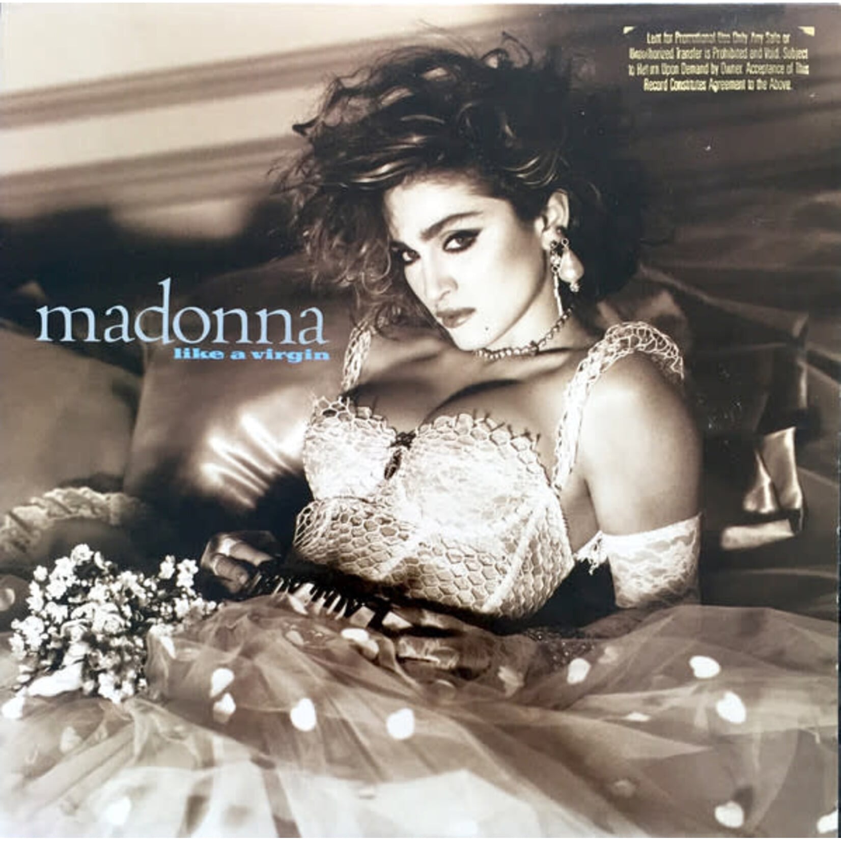 [Kollectible Vinyl] Madonna: Like A Virgin (1984, USA, Promo, White Vinyl, Disc EX) [SIRE]