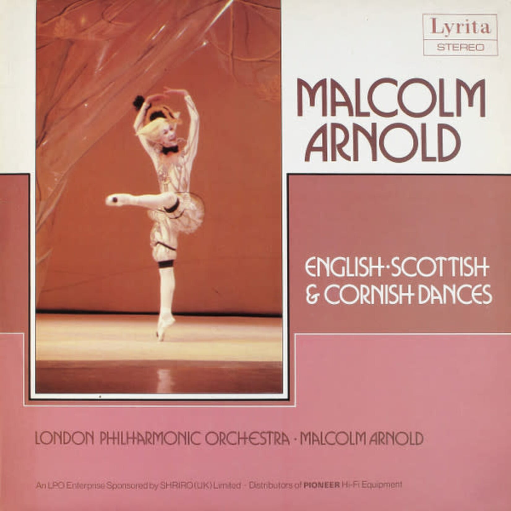 [Kollectible Vinyl] Arnold, Malcolm, London Philharmonic Orchestra: English ∙ Scottish & Cornish Dances (1979, UK, Disc Ex) [LYRITA]