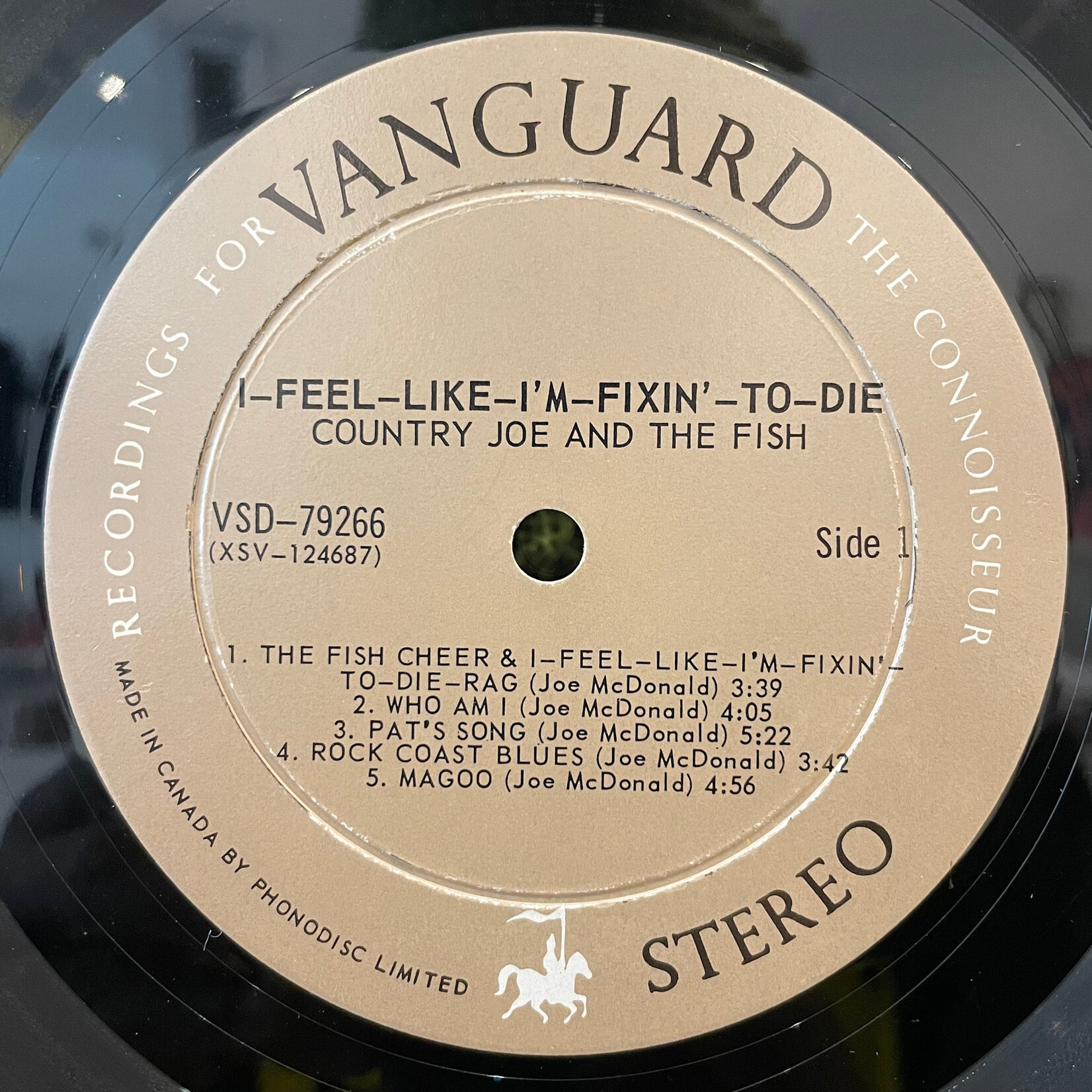 [Kollectible Vinyl] Country Joe And The Fish: I-Feel-Like-I'm-Fixin'-To-Die (1967, Canada, w/ Board Game Poster, VG) [VANGUARD]
