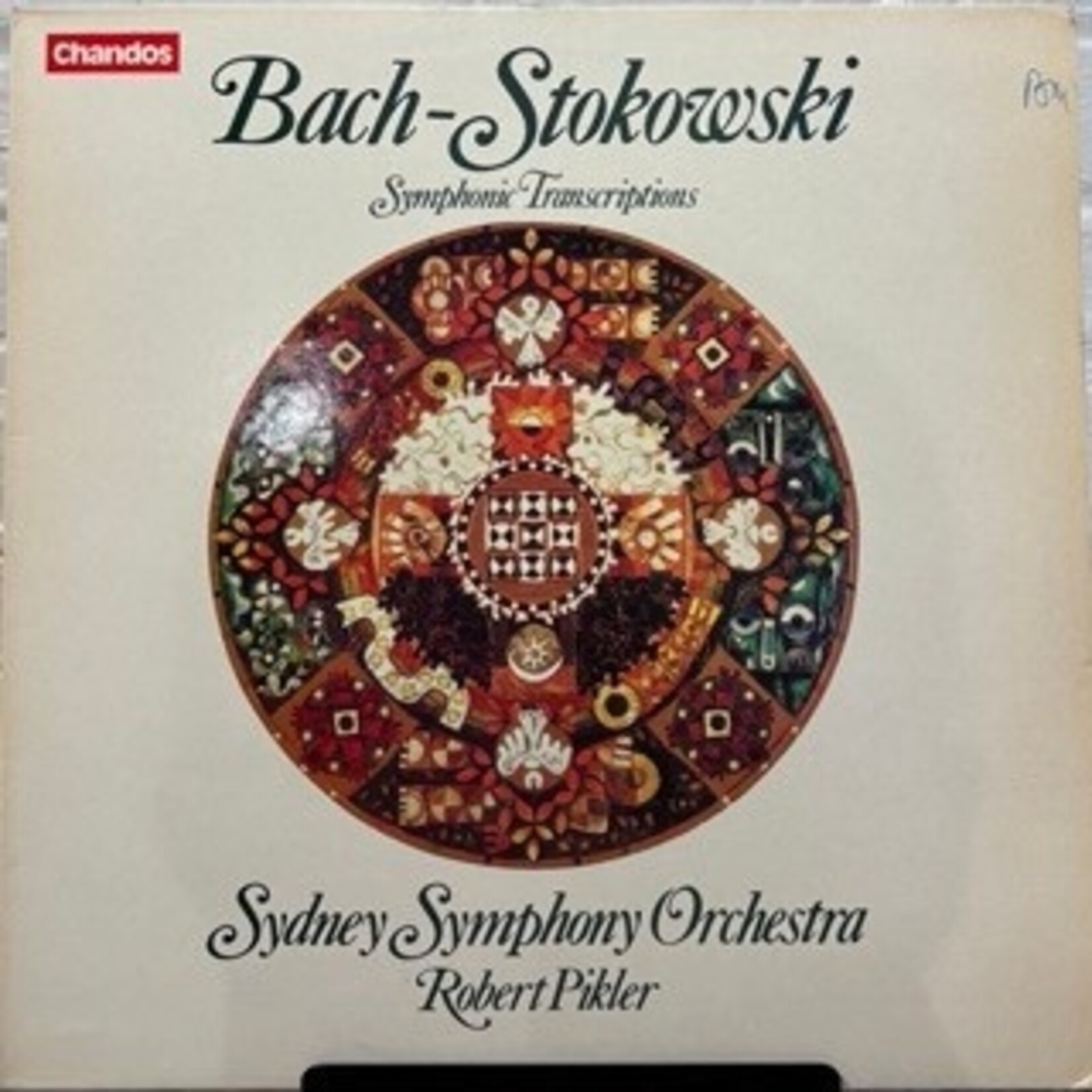 [Kollectible Vinyl] Bach, Stokowski, Sydney Symphony Orchestra, Robert Pikler : Symphonic Transcriptions (1982, UK, Audiophile Classical, Disc EX) [CHANDOS]