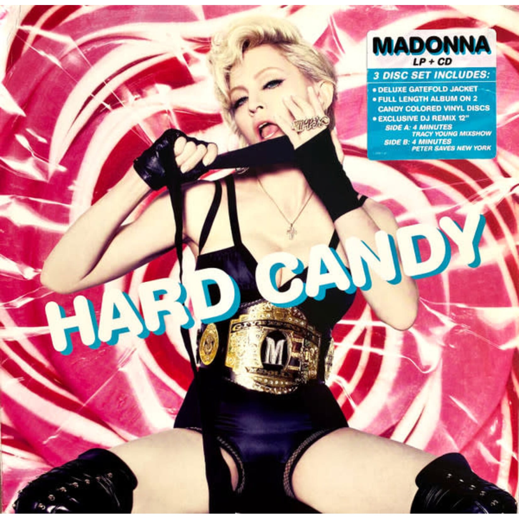 [Kollectible Vinyl] Madonna: Hard Candy (2008, USA, Ltd. Ed. 3LP, Colour Vinyl + CD, SEALED) [WARNER]