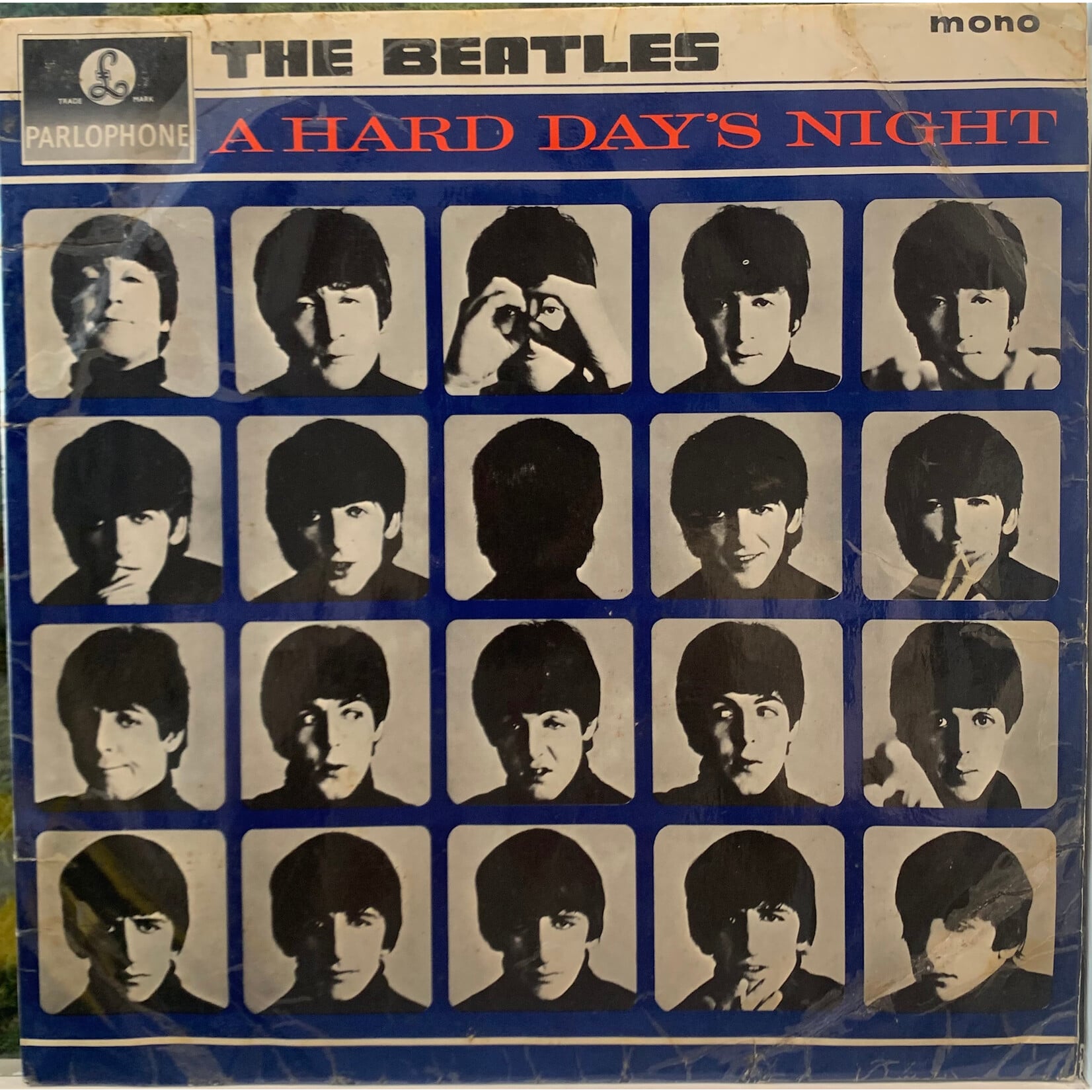 [Kollectible Vinyl] The Beatles: A Hard Day's Night (1964, UK, Mono, Ernest J. Day Sleeve, G+) [PARLOPHONE]
