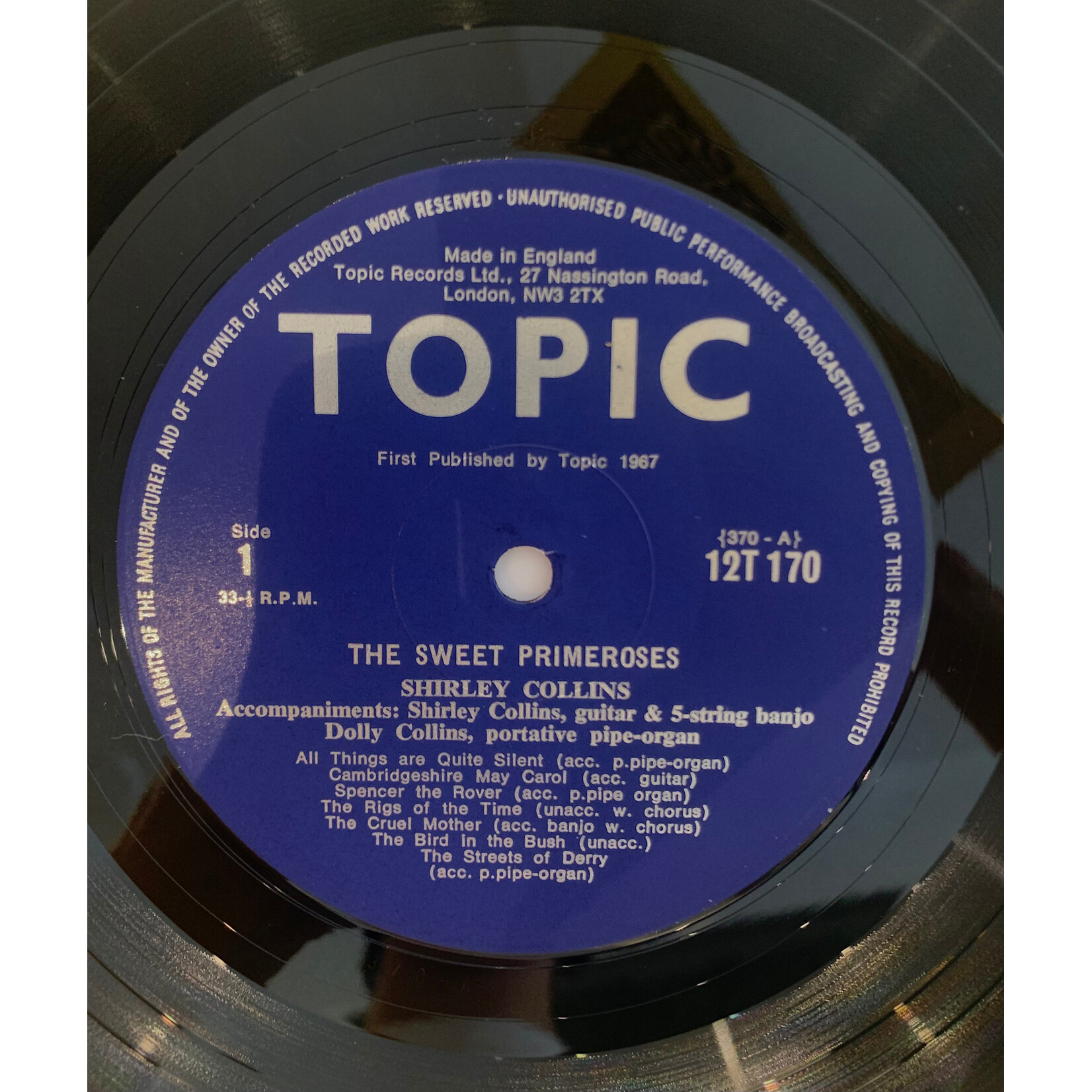 [Kollectible Vinyl] Collins, Shirley: Sweet Primeroses (1967, UK, VG+) [TOPIC]
