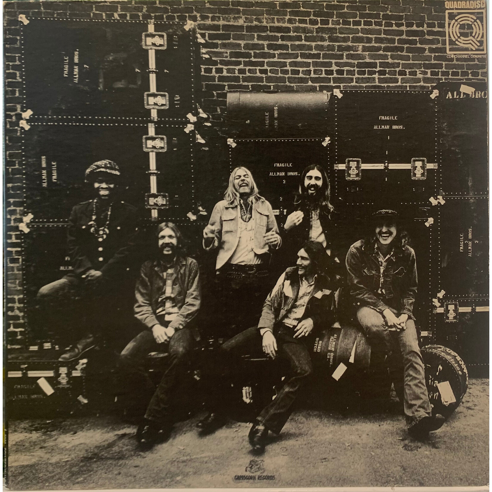 [Kollectible Vinyl] The Allman Brothers Band: The Allman Brothers Band At Fillmore East (1974, USA, Quadrophonic, Disc EX) [CAPRICORN]