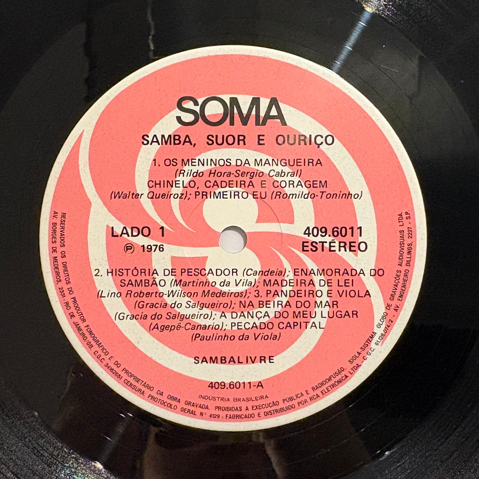 [Nick's Disk Pics] Various Artists: Samba, Suor E Ourico (1976, Brazil, VG+) [SOMA]