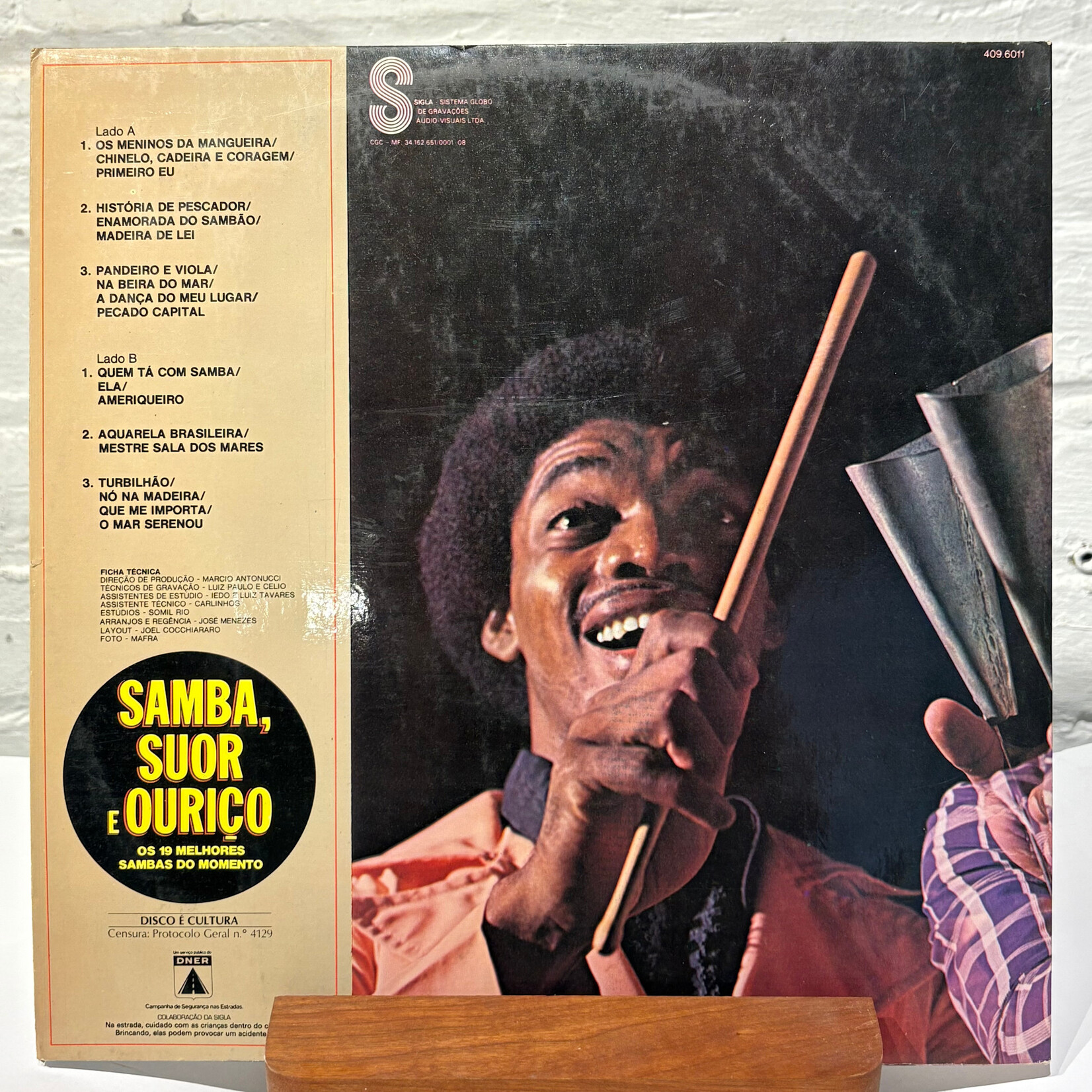 [Nick's Disk Pics] Various Artists: Samba, Suor E Ourico (1976, Brazil, VG+) [SOMA]