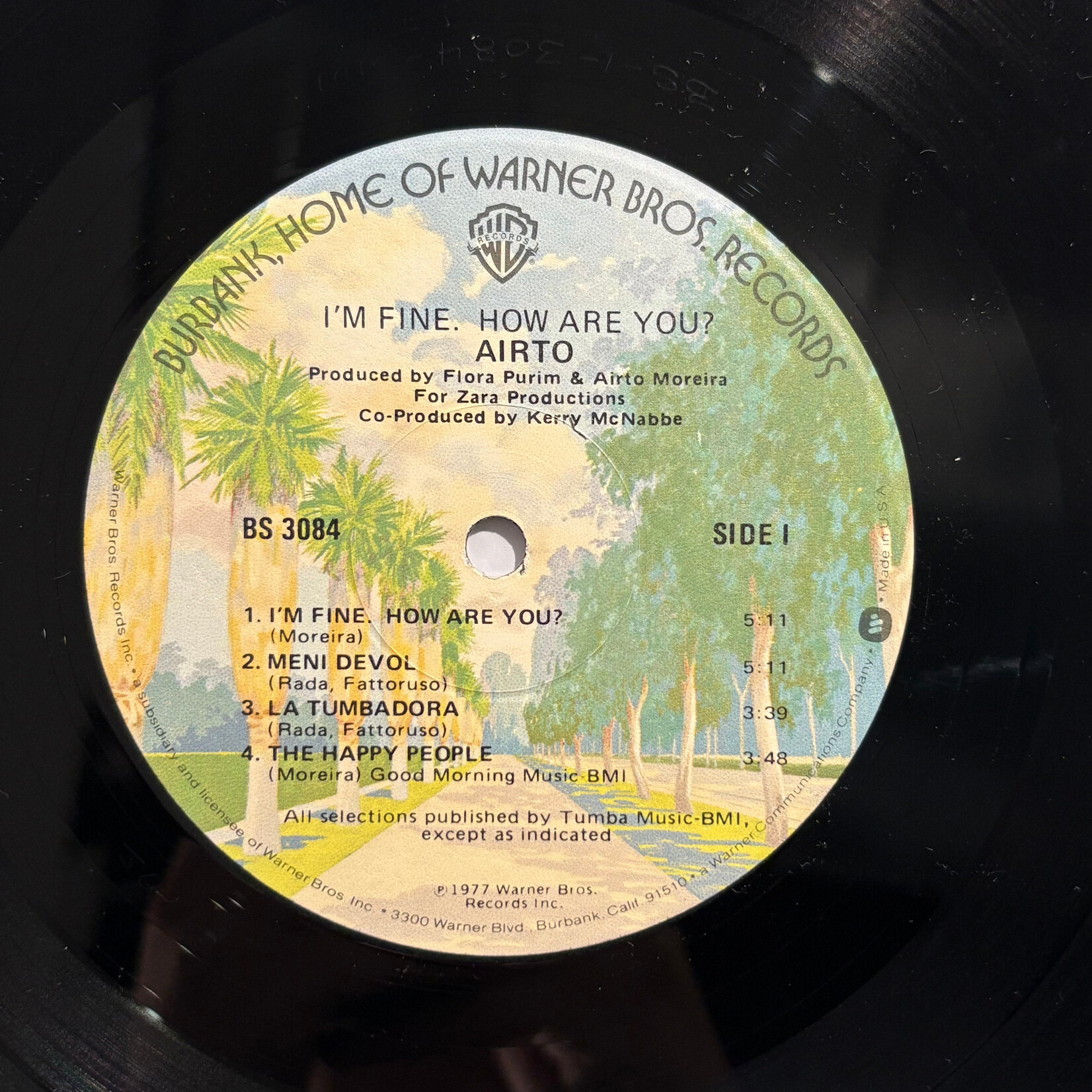 [Nick's Disk Pics] Airto: I'm Fine How Are You? (1977, USA, Promo, VG+) [WARNER]
