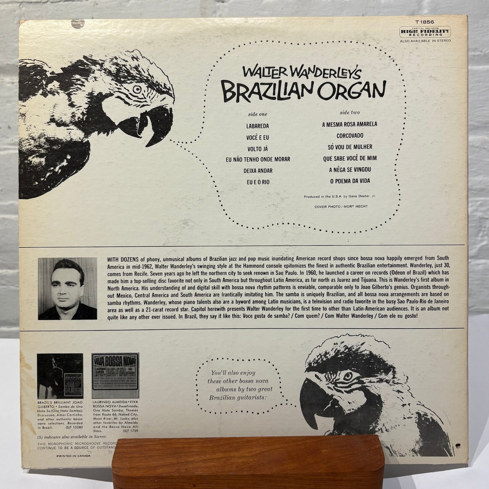 [Nick's Disk Pics] Wanderley, Wendel: Walter Wanderley's Brazilian Organ (1963, Canada, VG) [CAPITOL]