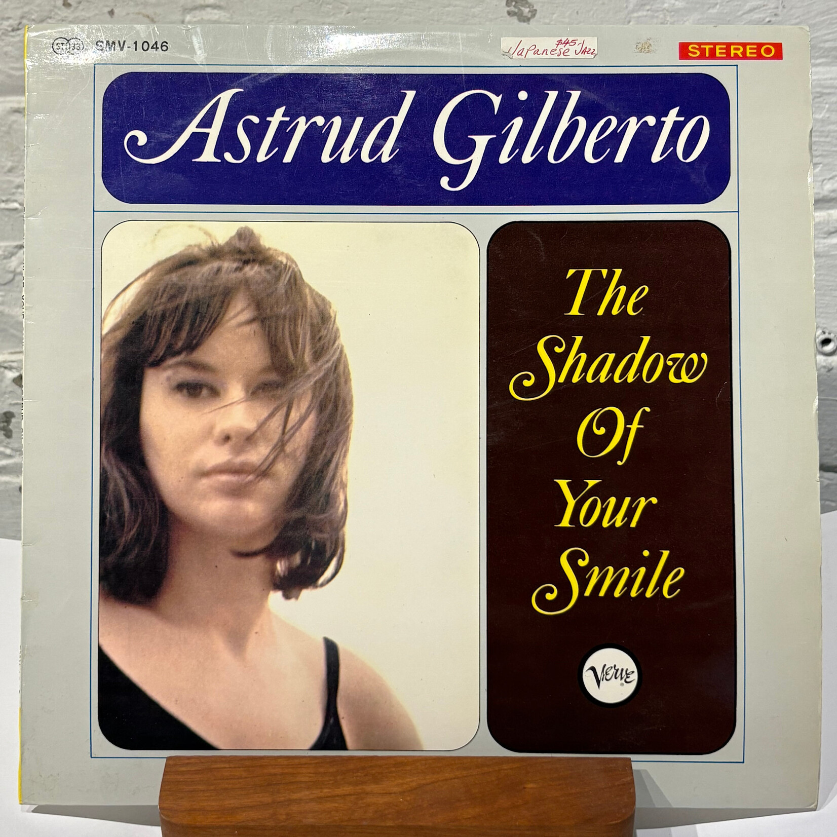 [Nick's Disk Pics] Gilberto, Astrud: The Shadow Of Your Smile (Pre-OBI Release, 1965, Japan, VG+) [VERVE]