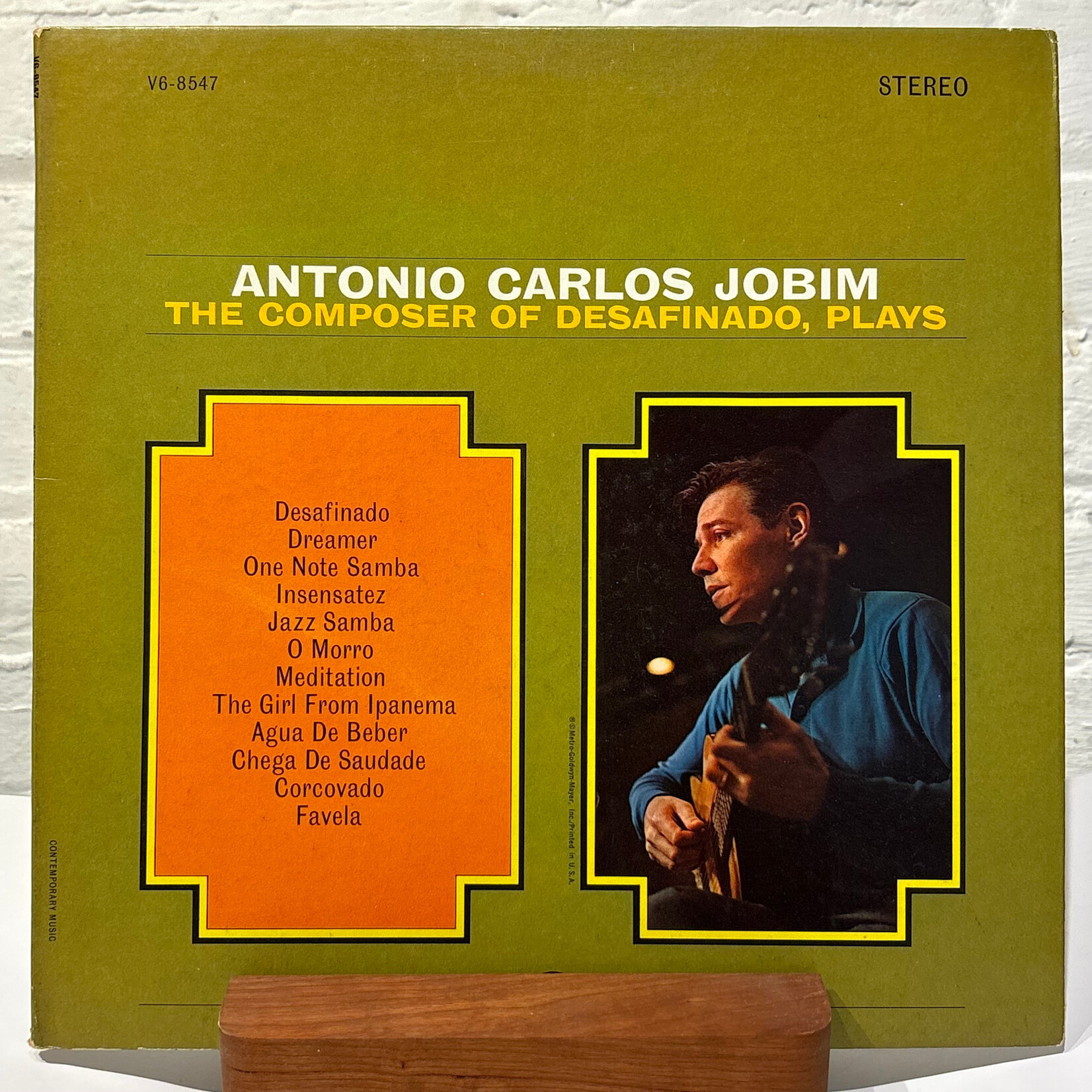 [Nick's Disk Pics] Jobim, Antonio Carlos: The Composer of Desafinado, Plays (1963, USA, Ex) [ VERVE]