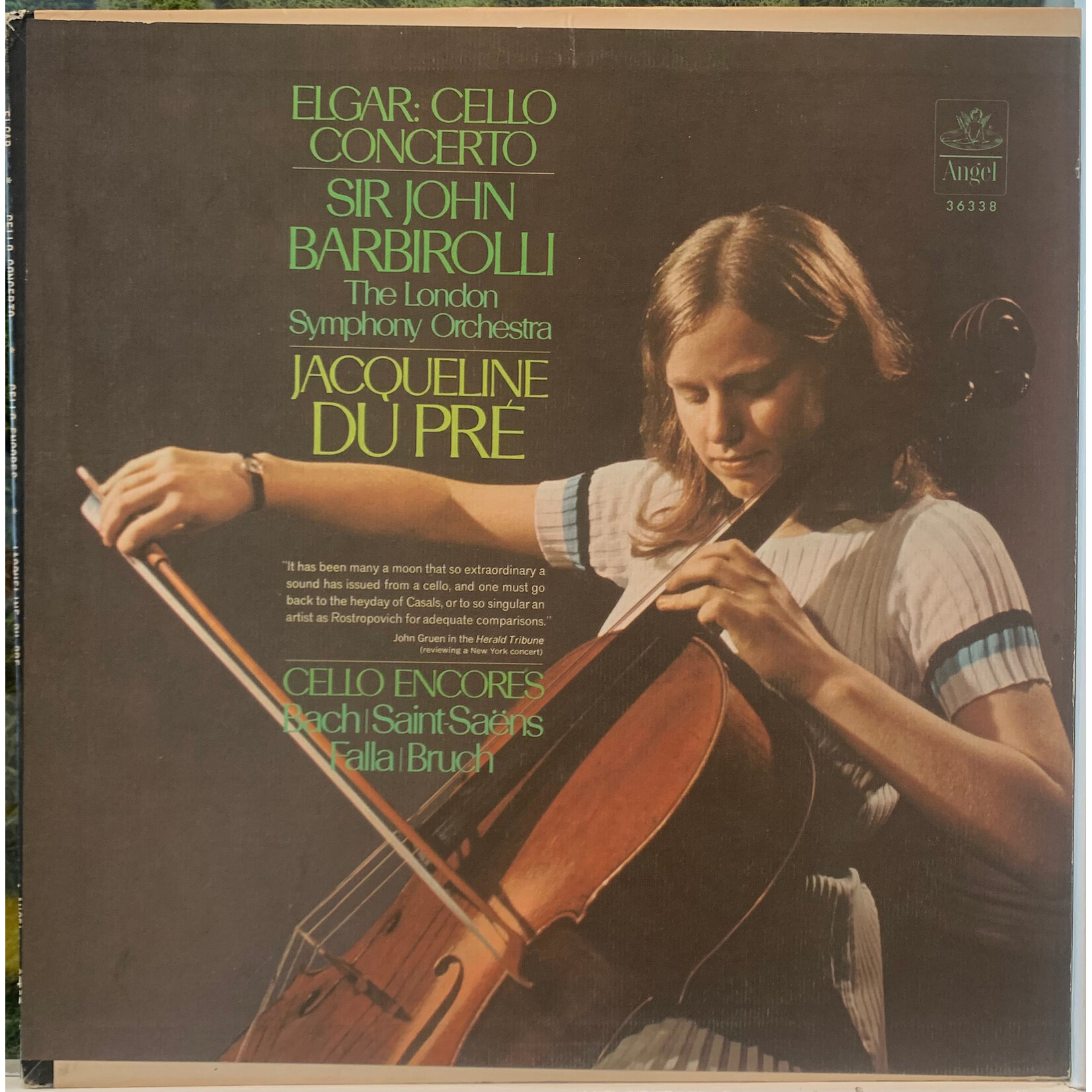 [Kollectible Vinyl] Elgar: Concerto In E Minor, Op 85 (1967, Canada, Mono, Disc Ex) [ANGEL]