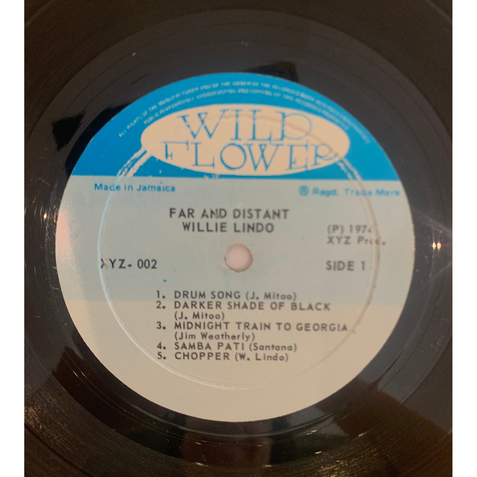 [Kollectible Vinyl] Lindo, Willie: Far And Distant (1974, Jamaica, VG) [WILDFLOWER]