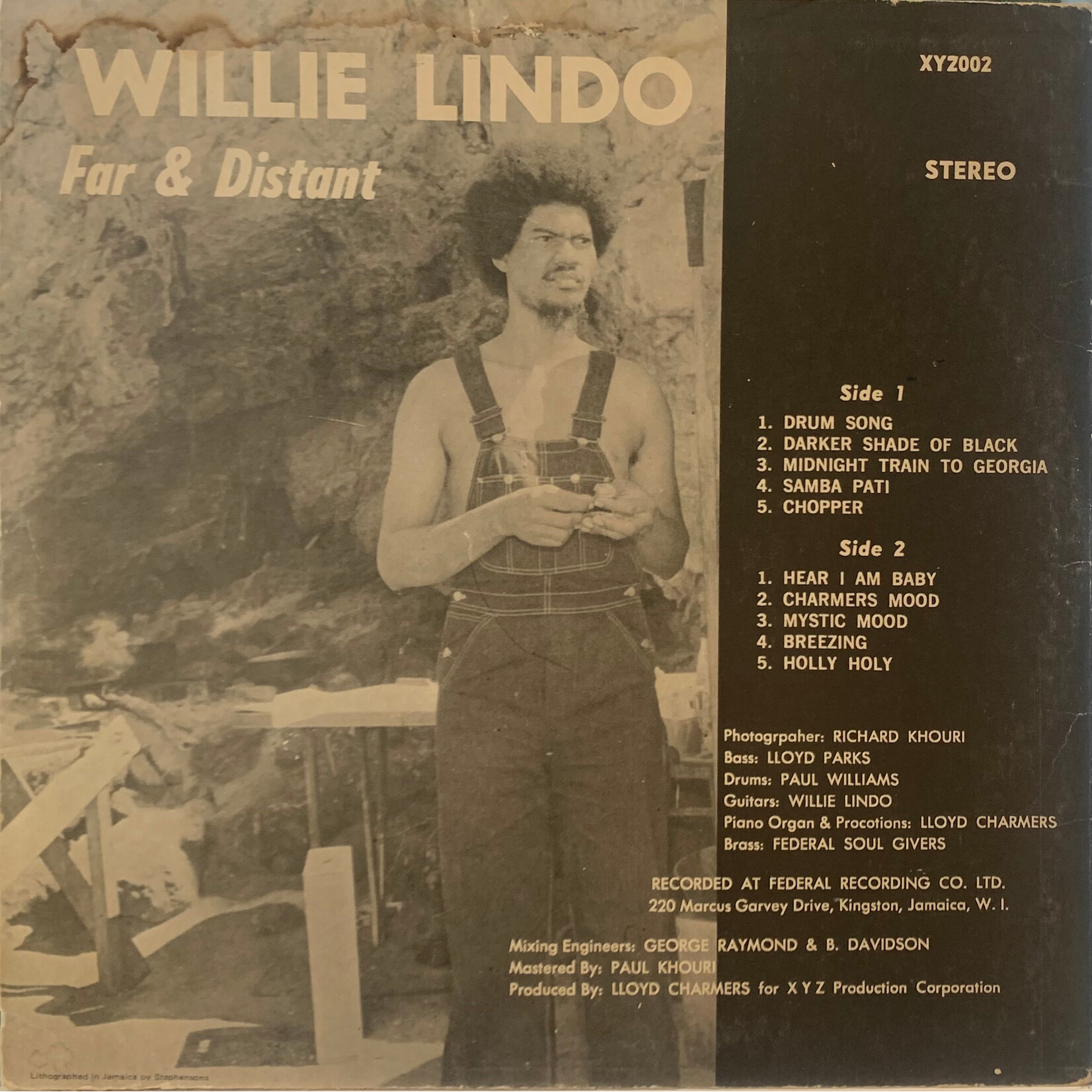 [Kollectible Vinyl] Lindo, Willie: Far And Distant (1974, Jamaica, VG) [WILDFLOWER]
