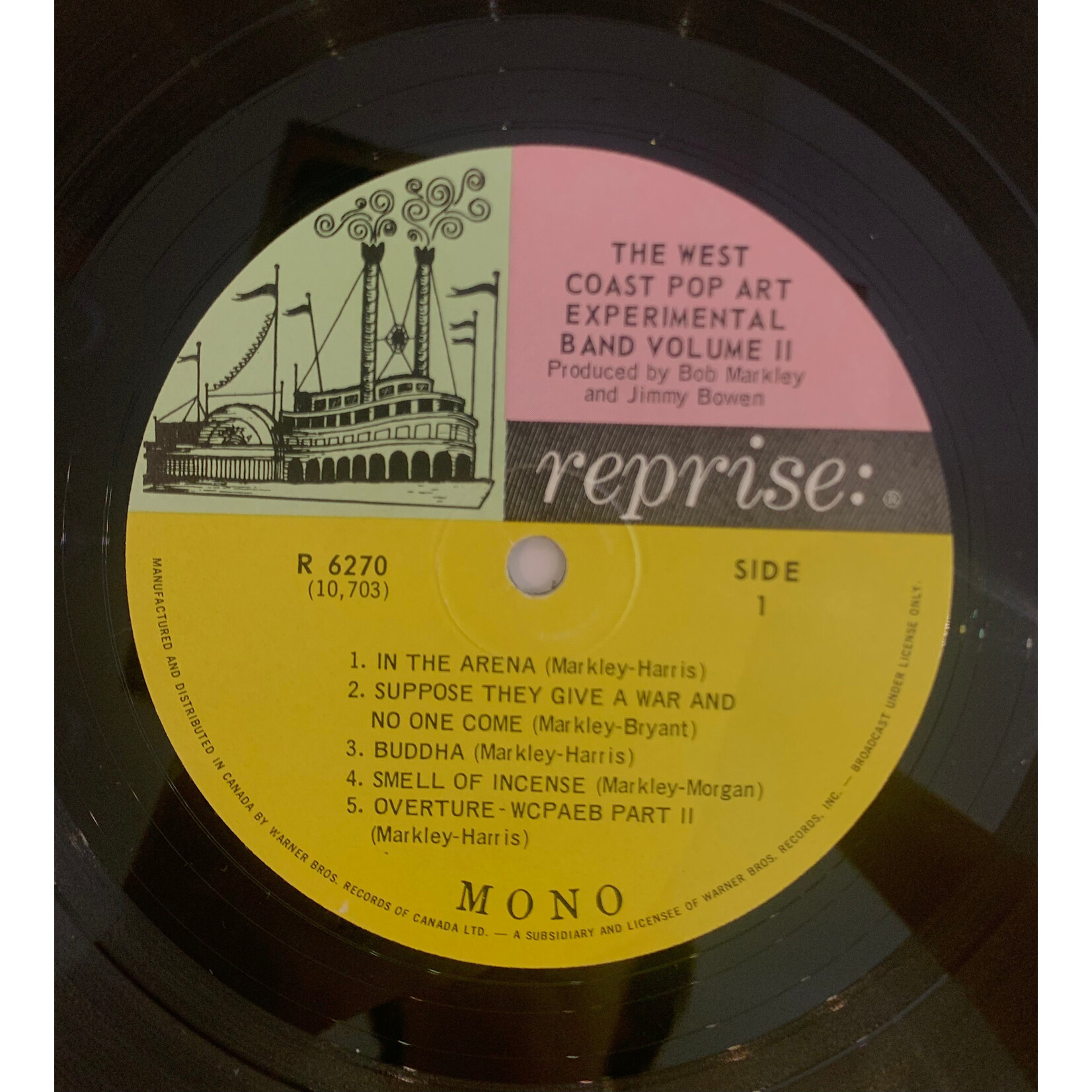 [Kollectible Vinyl] West Coast Pop Art Experimental Band: Vol. 2 (1967, Canada, Late Mono, VG) [REPRISE]