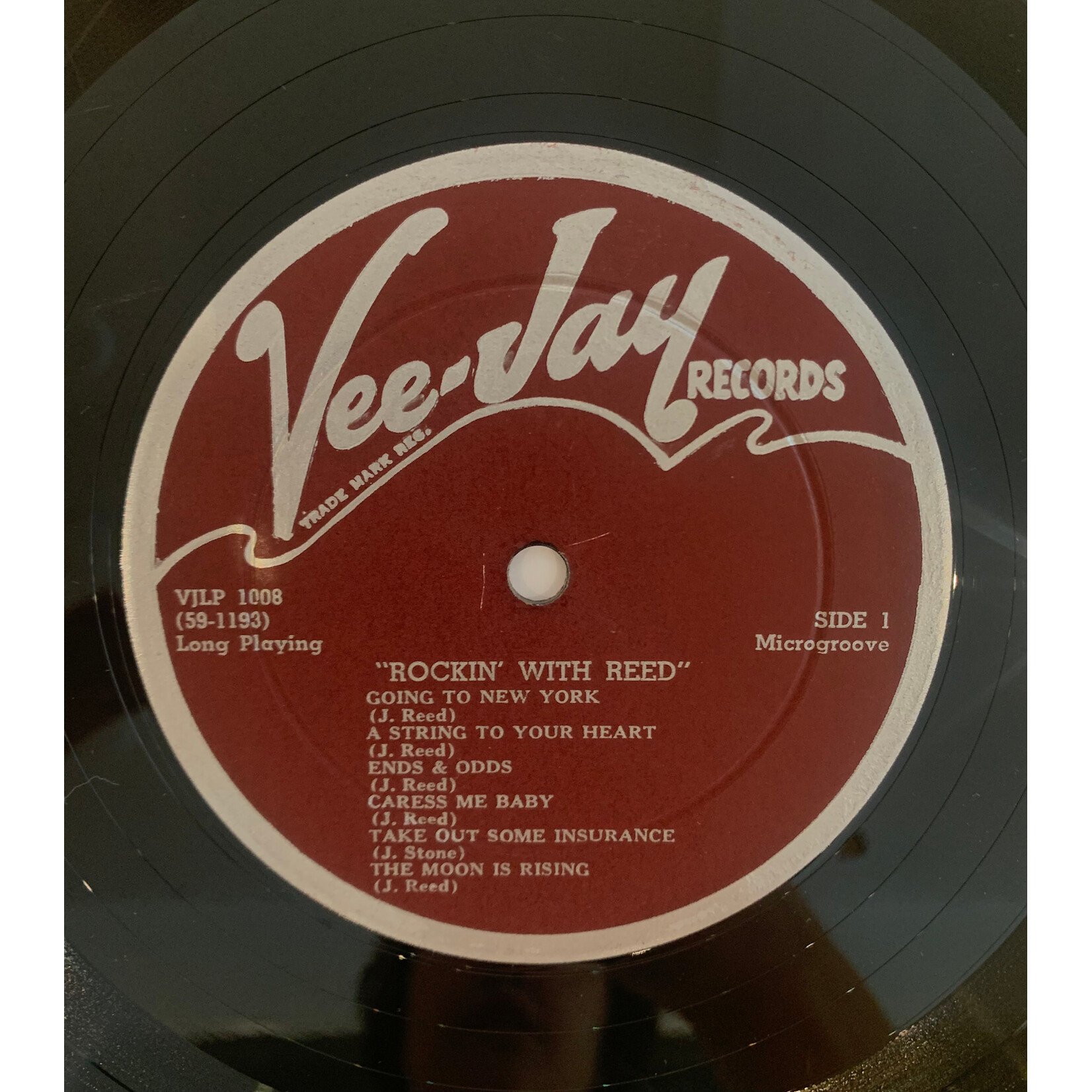 [Kollectible Vinyl] Reed, Jimmy: Rockin' With Reed (1959, USA, VG) [VEE-JAY]