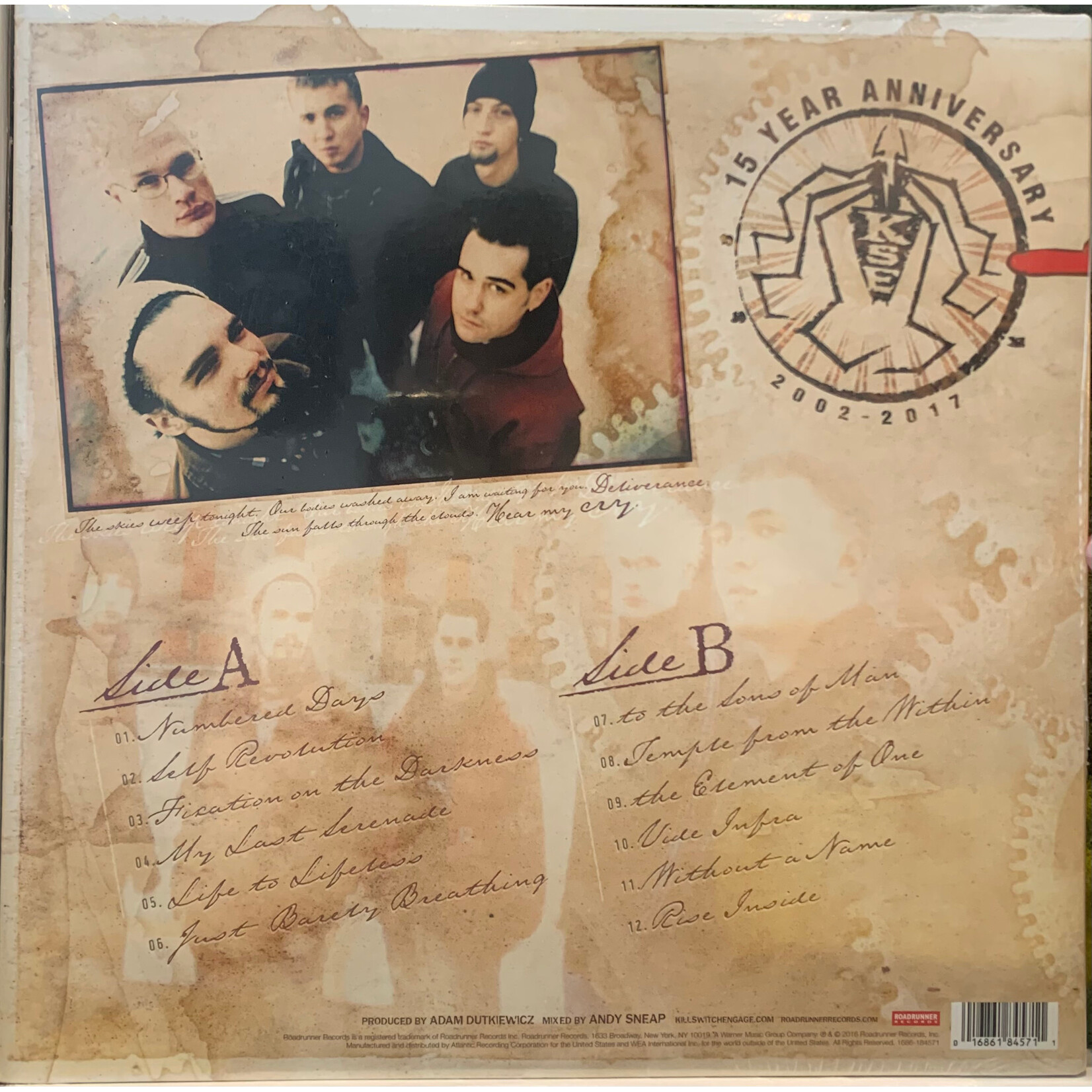 [Kollectible Vinyl] Kill Switch Engaged: Alive or Just Breathing (2017, USA, Sealed) [ROADRUNNER]