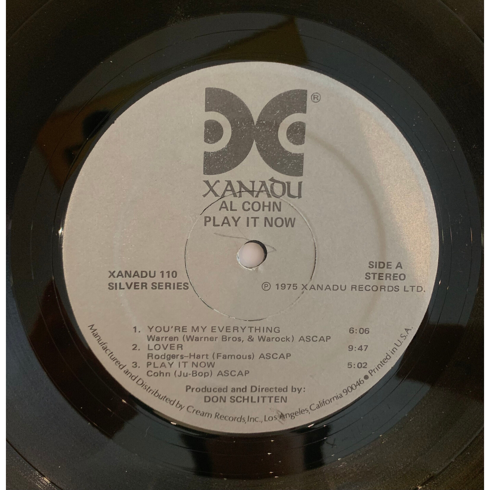 [Kollectible Vinyl] Cohn, Al: Play It Now (1975, USA, Autographed, EX) [XANADU]