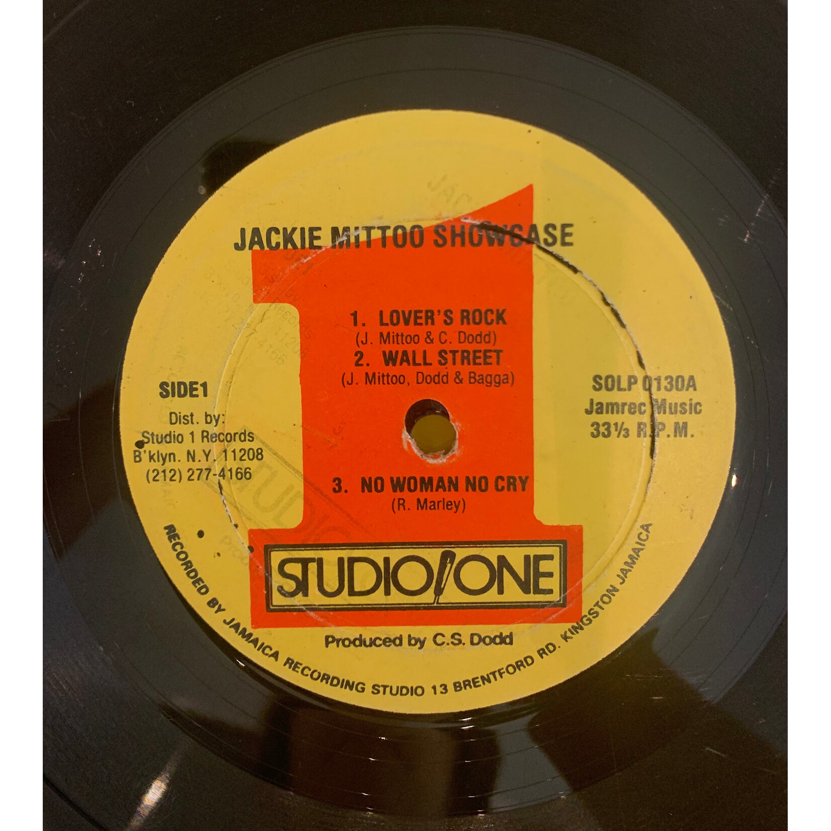 [Kollectible Vinyl] Mittoo, Jackie: Showcase (1980, USA, G+) [STUDIO ONE]