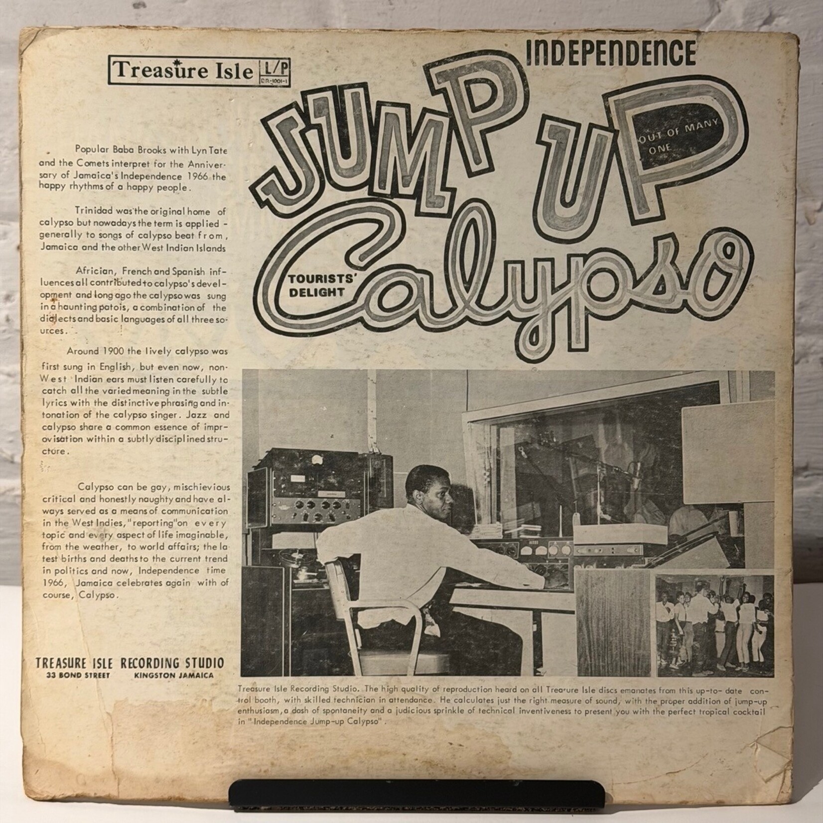 [Kollectible Vinyl] Various: Independence Calypso Jump-Up (1966, JAMAICA, Pre-reggae Mento Comp celebrating Independence in 1962, VG) [TREASURE ISLE]