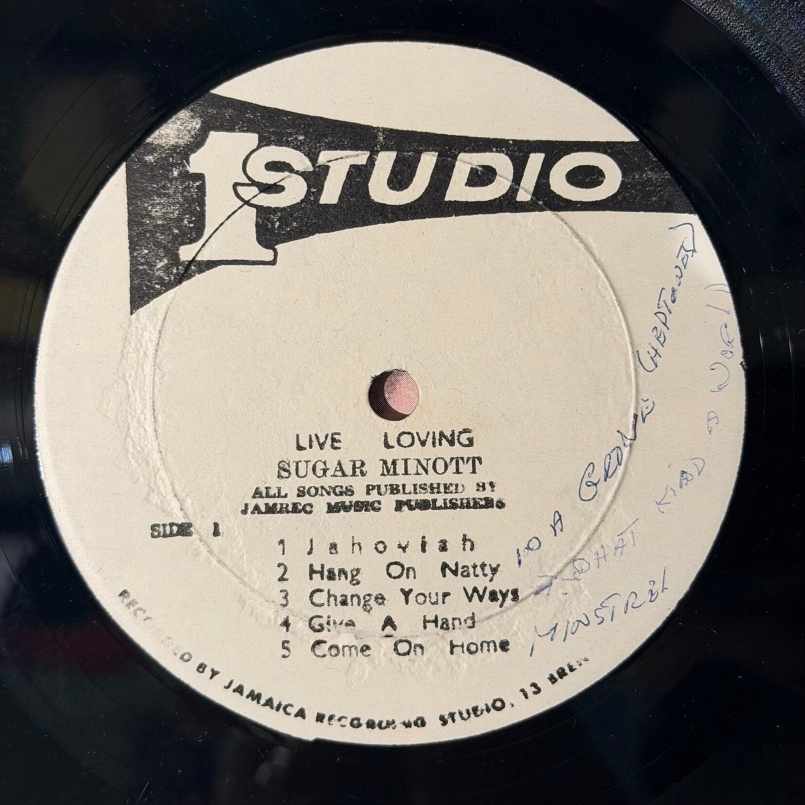 [Kollectible Vinyl] Sugar Minott: Live Loving (1977, JAMAICA, Roots Reggae, VG) [STUDIO ONE]