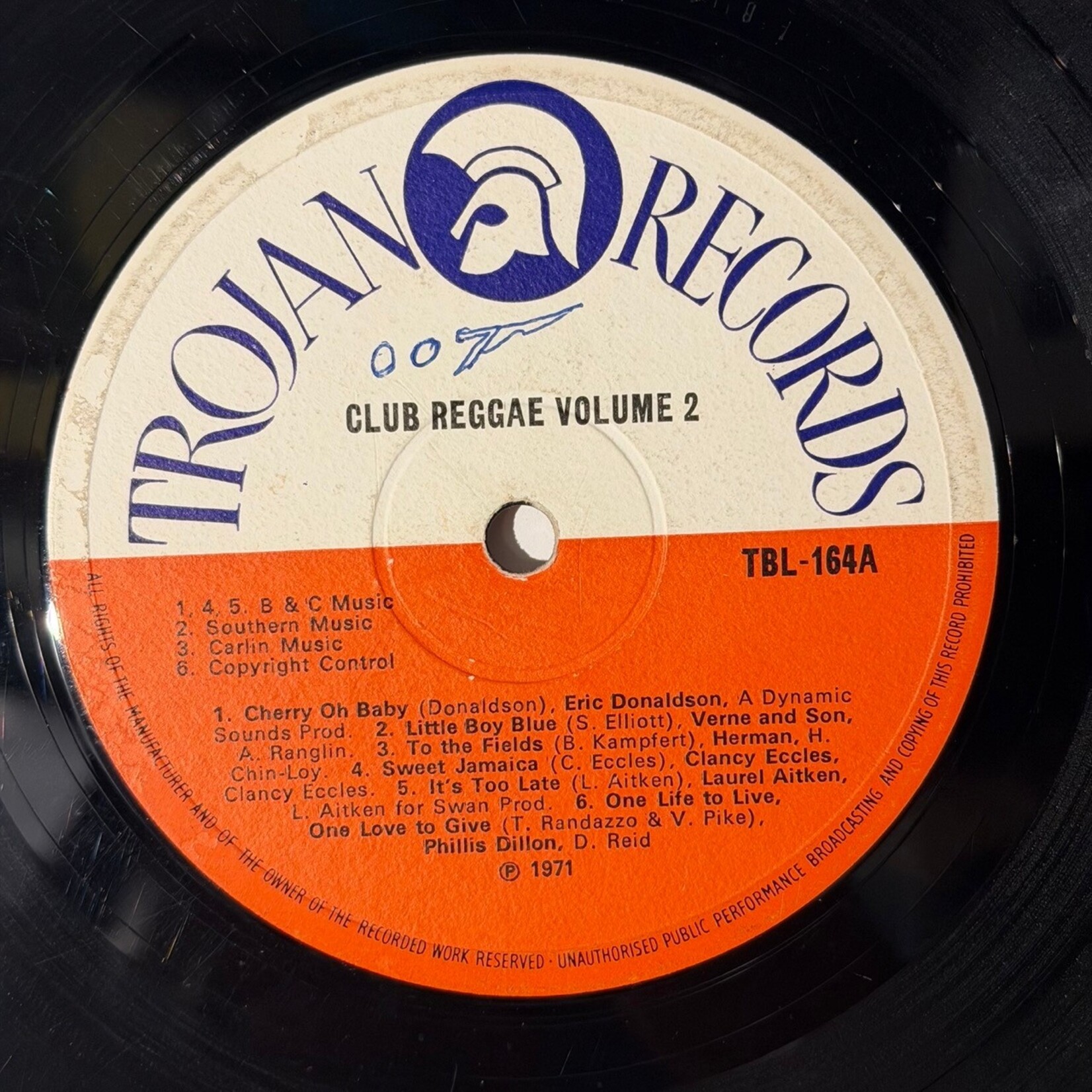 [Kollectible Vinyl] Various: Club Reggae Volume 2 (1971, UK, Trojan Comp, VG) [TROJAN]