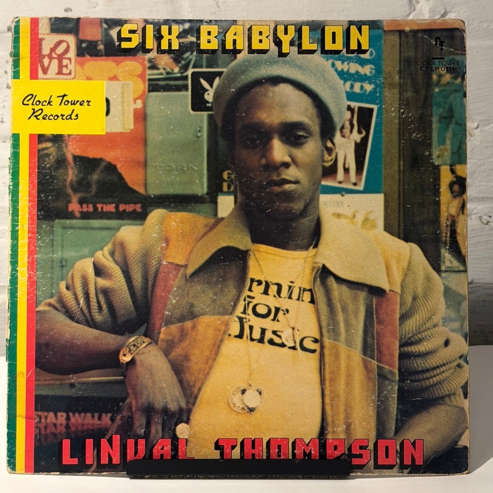 [Kollectible Vinyl] Linval Thompson: Six Babylon (1980, USA, 2nd Issue, Roots Reggae, VG) [CLOCK TOWER]