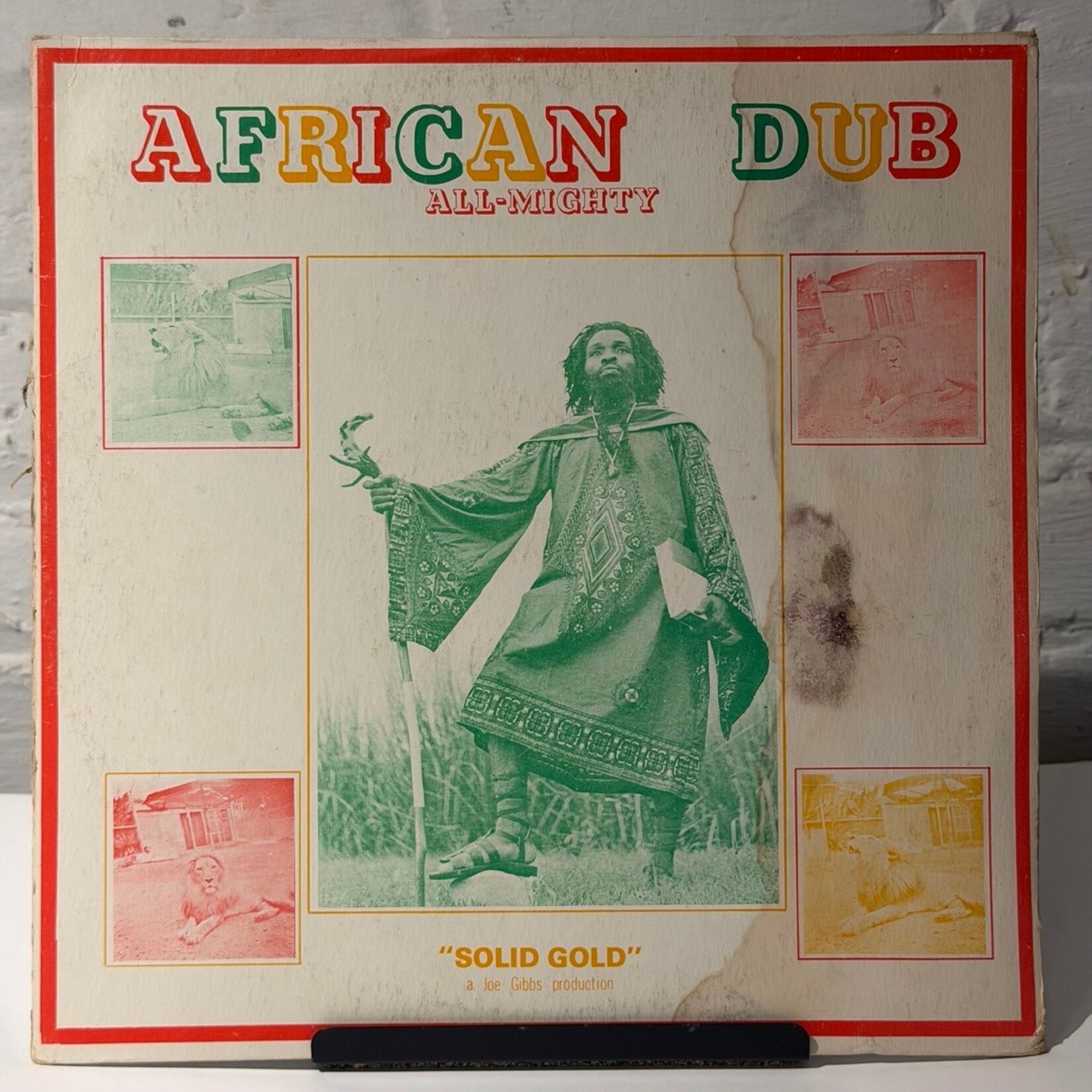 [Kollectible Vinyl] Joe Gibbs & The Professionals: African Dub All-Mighty (1975, Jamaica, Dub, Disc VG+) [JOE GIBBS]