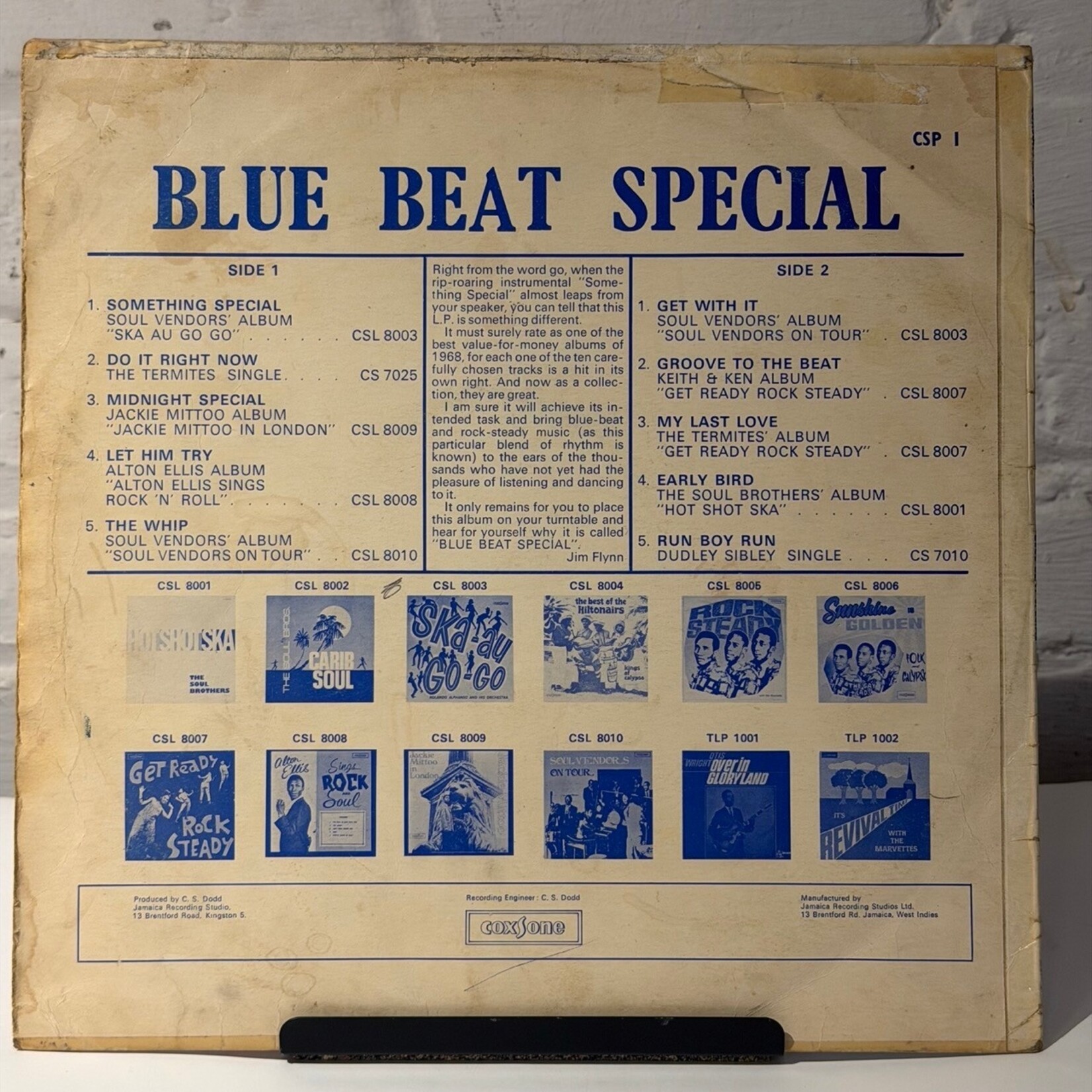 [Kollectible Vinyl] Various: Blue Beat Special (Rocksteady, VG) [COX STUDIO]