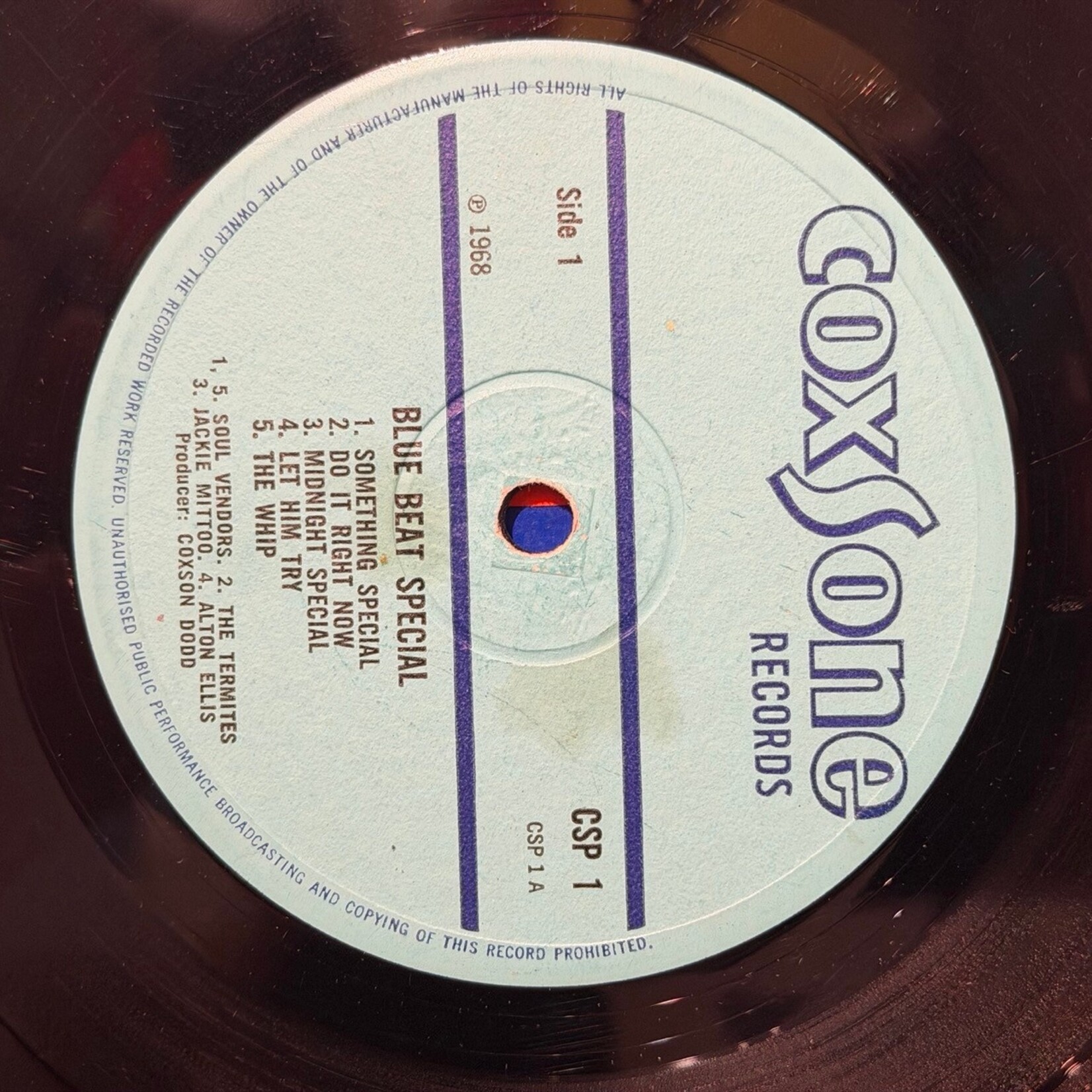 [Kollectible Vinyl] Various: Blue Beat Special (Rocksteady, VG) [COX STUDIO]