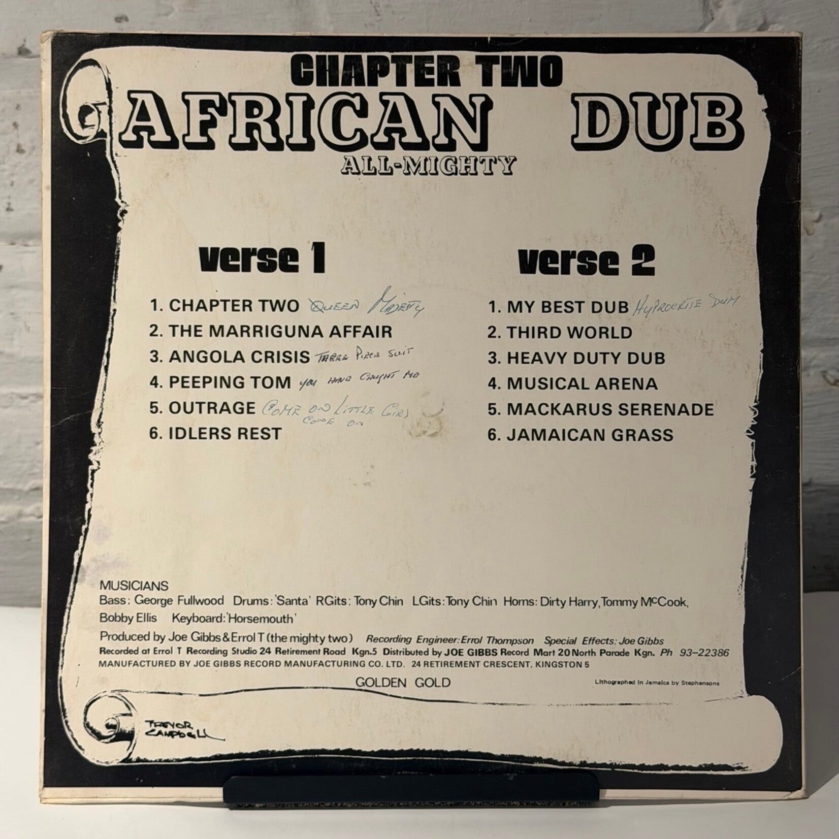 [Kollectible Vinyl] Various: African Dub - Chapter Two (1976, JAMAICA, Dub, VG) [STUDIO ONE]
