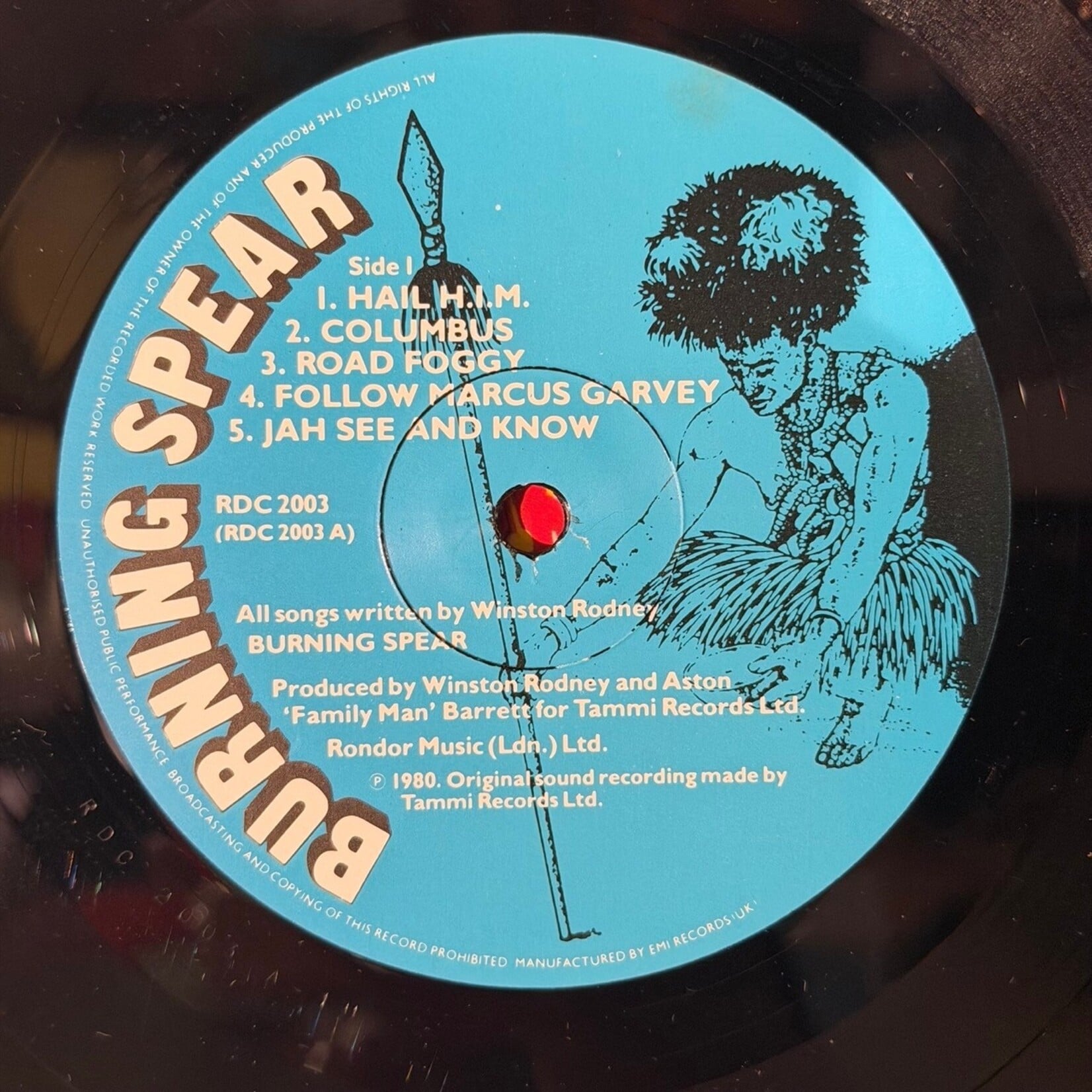 [Kollectible Vinyl] Burning Spear: Hail H.I.M. (1980, UK, VG+) [EMI]