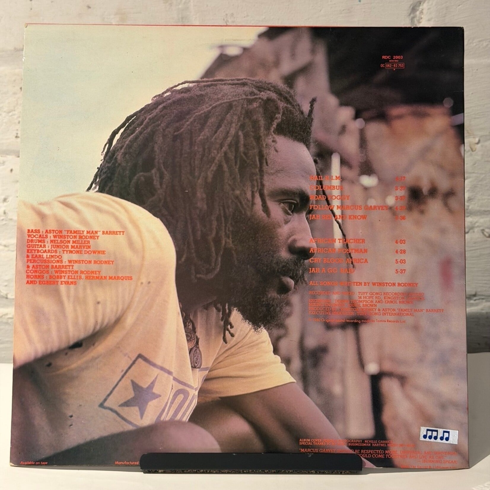 [Kollectible Vinyl] Burning Spear: Hail H.I.M. (1980, UK, VG+) [EMI]
