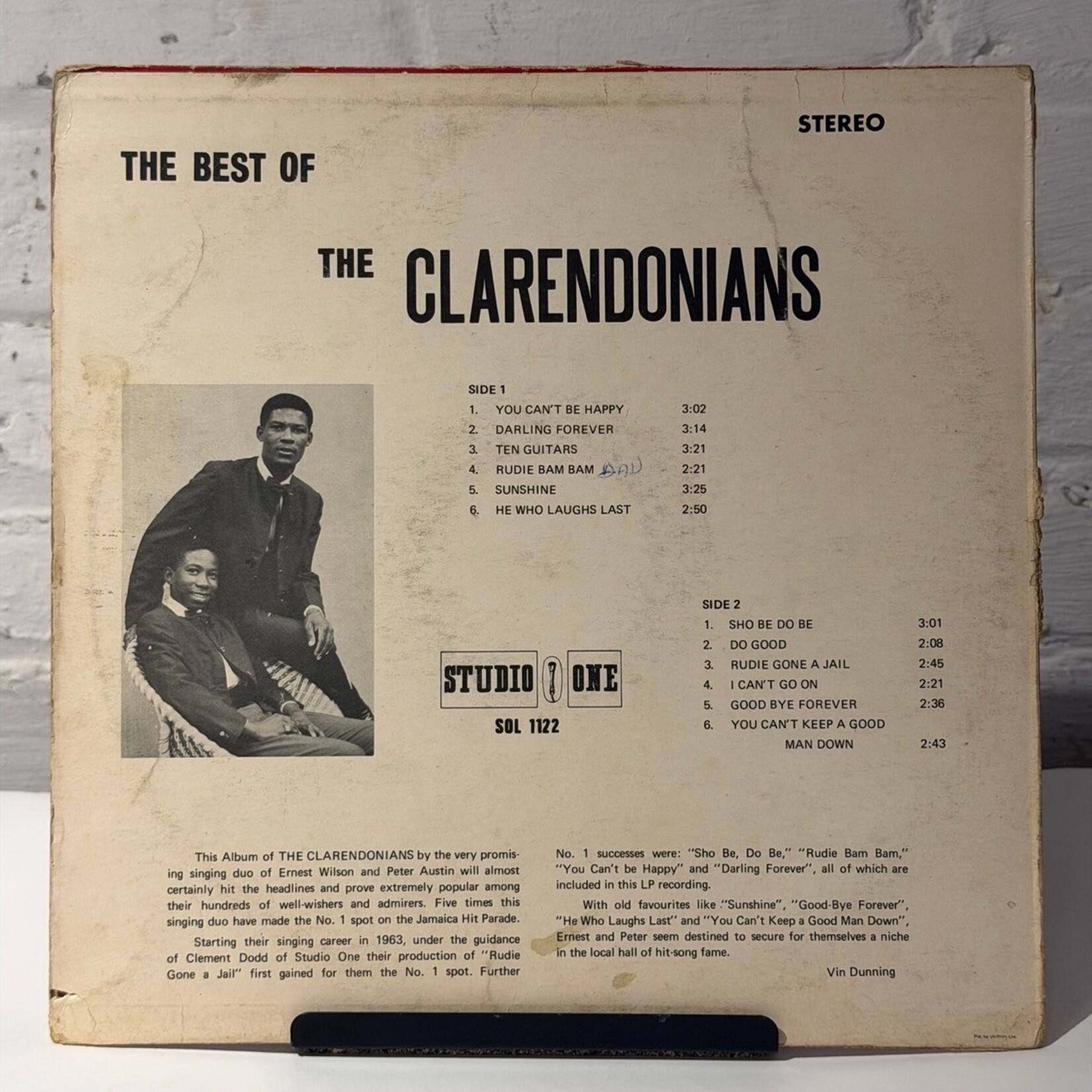 [Kollectible Vinyl] Clarendonians: The Best of the Clarendonians (1972, Jamaica, VG) [COXSONE]