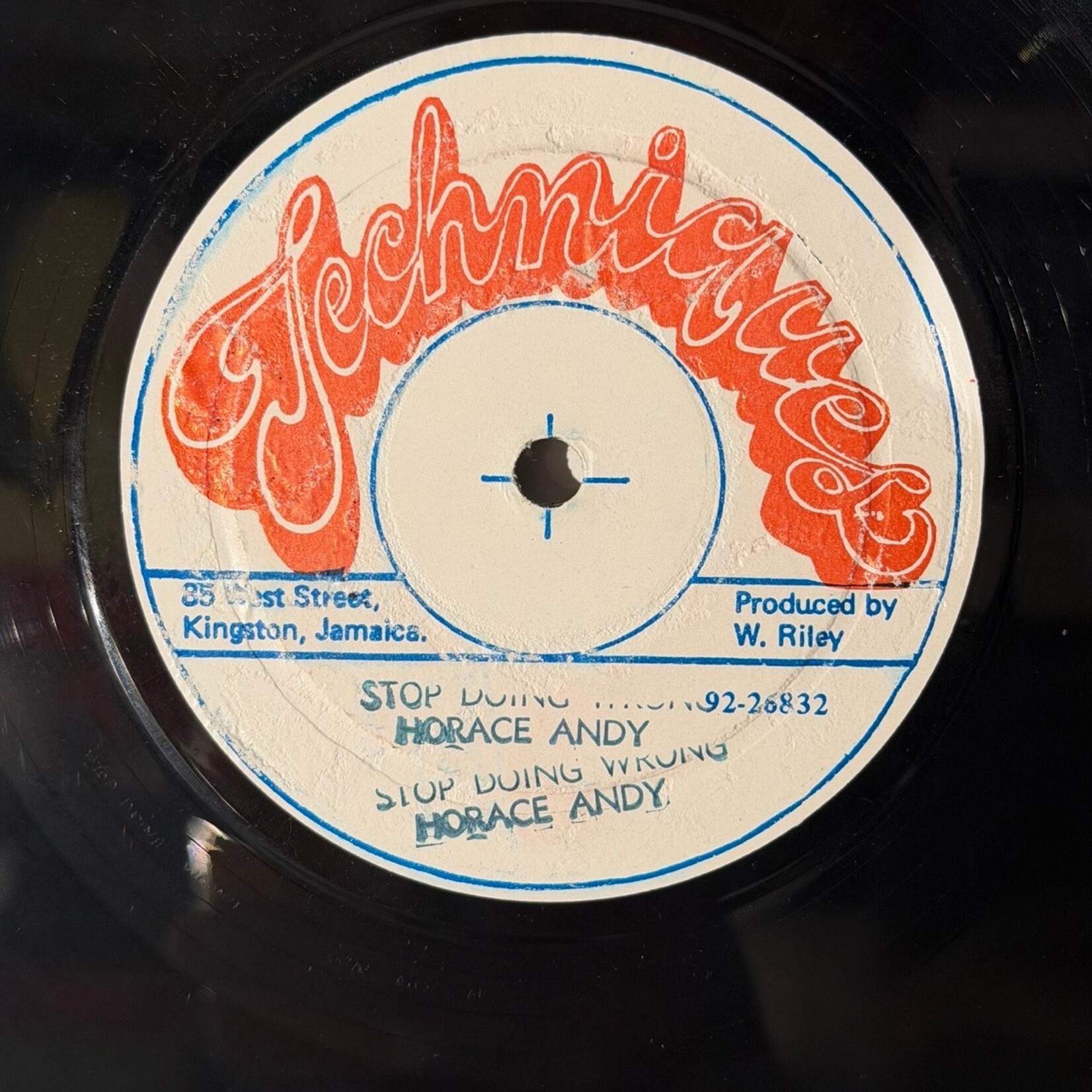 [Kollectible Vinyl] Andy, Horace: Stop Doing Wrong (Jamaica, 12" 45rpm, VG) [TECHNIQUES]