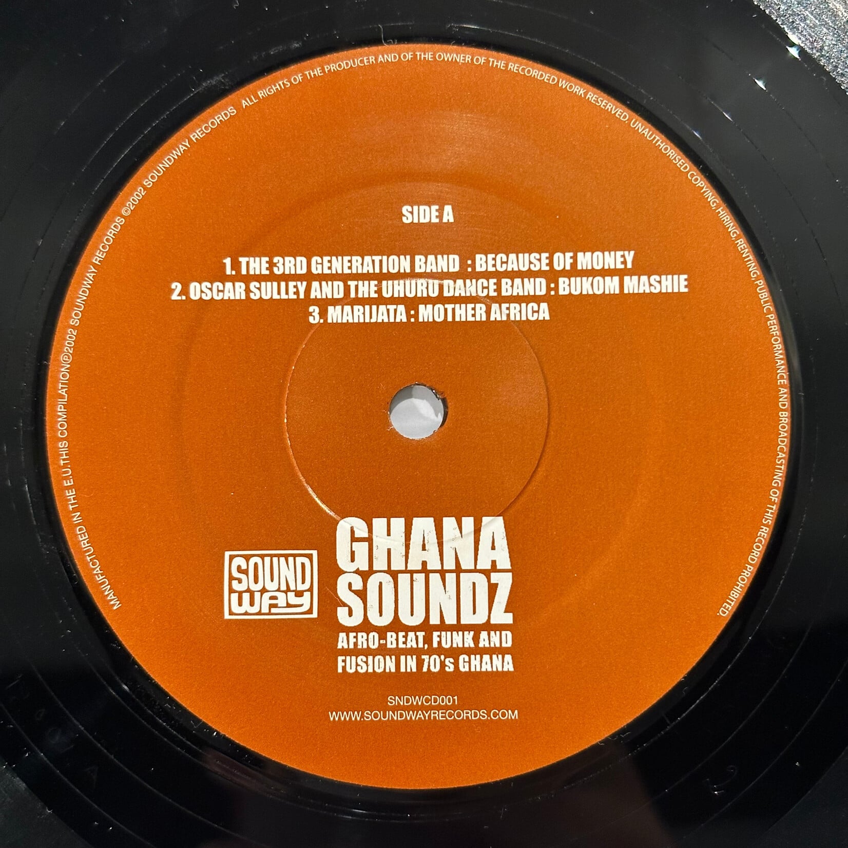 [Kollectible Vinyl] Various: Ghana Soundz - Afro-beat, Funk & Fusion In 70’s Ghana (High Life, 2002, UK, VG+) [SOUNDWAY]