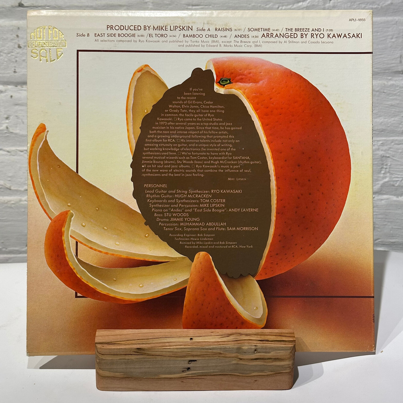 [Nick's Disk Pics] Kawasaki, Ryo: Juice (1976, USA, VG+) [RCA]