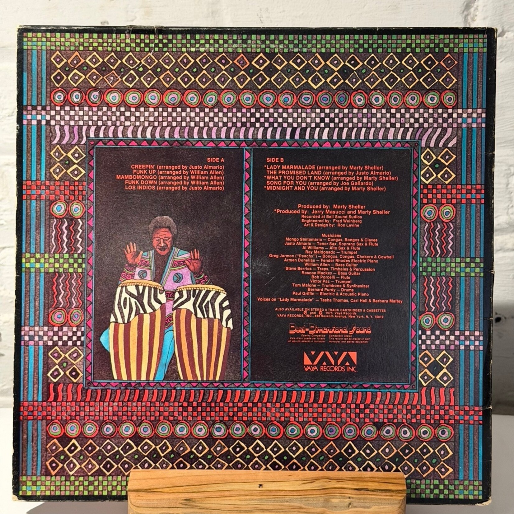 [Nick's Disk Pics] Mongo Santamaria: Afro-Indio (1975, USA, Afro-Colour, VG) [VAYA]