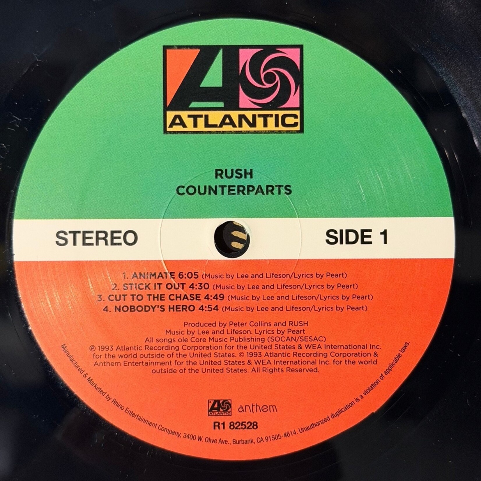[Kollectible Vinyl] Rush: Counterparts (2015, USA, Special Edition, VG+) [ATLANTIC]
