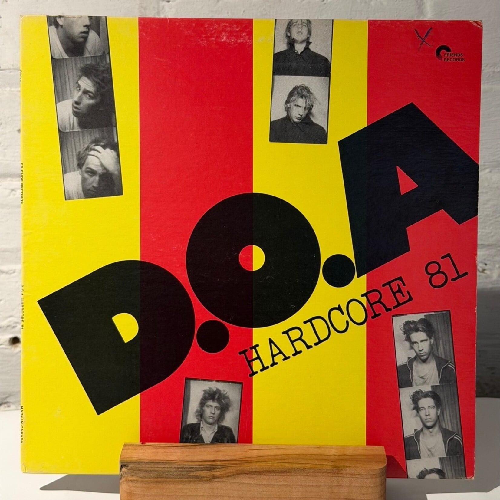 [Kollectible Vinyl] D.O.A: Hardcore 81 (1981, CANADA, VG) [FRIENDS]