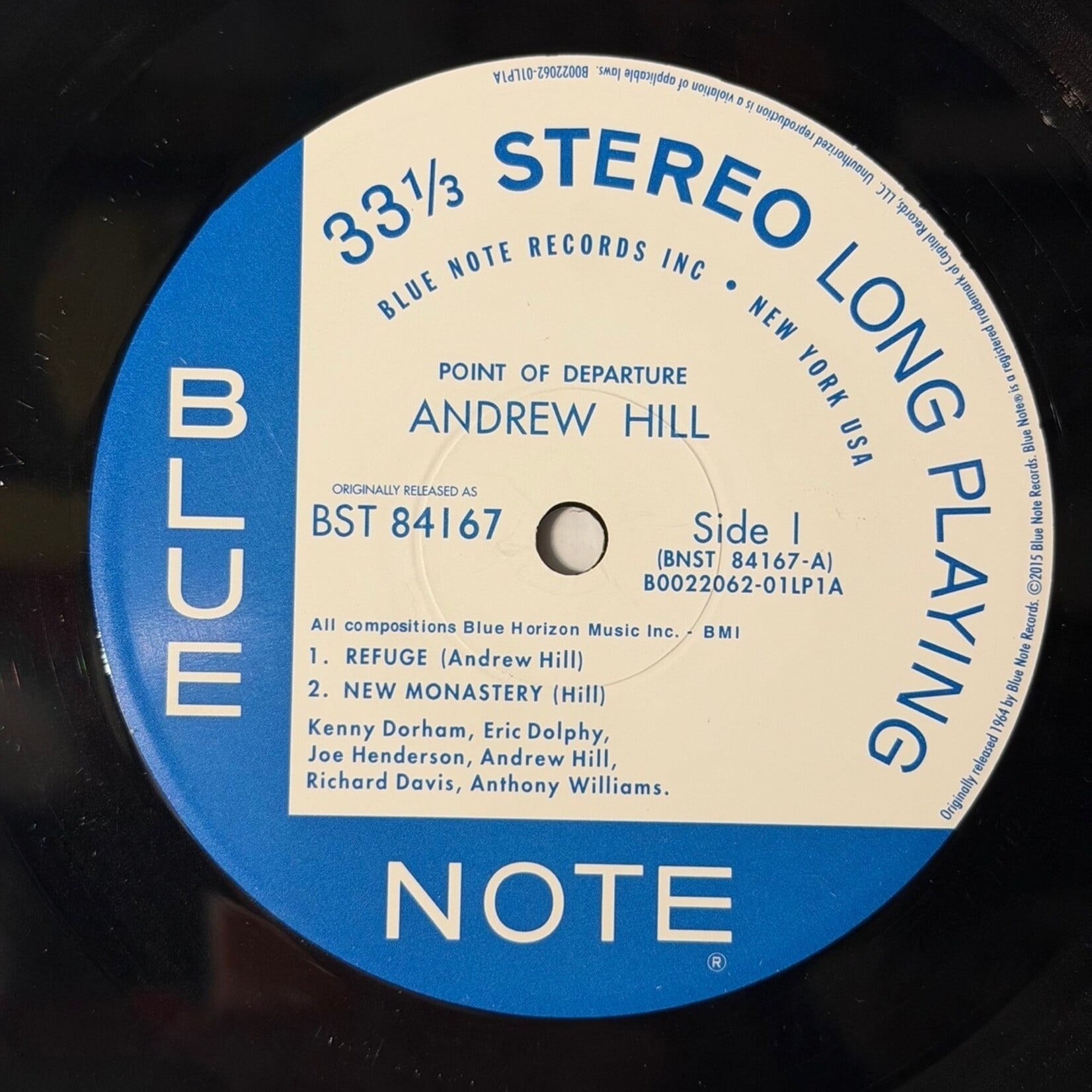[Kollectible Vinyl] Hill, Andrew: Point Of Departure (2015, USA, Limited Audiophile, Kevin Gray Master, EX) [BLUE NOTE]