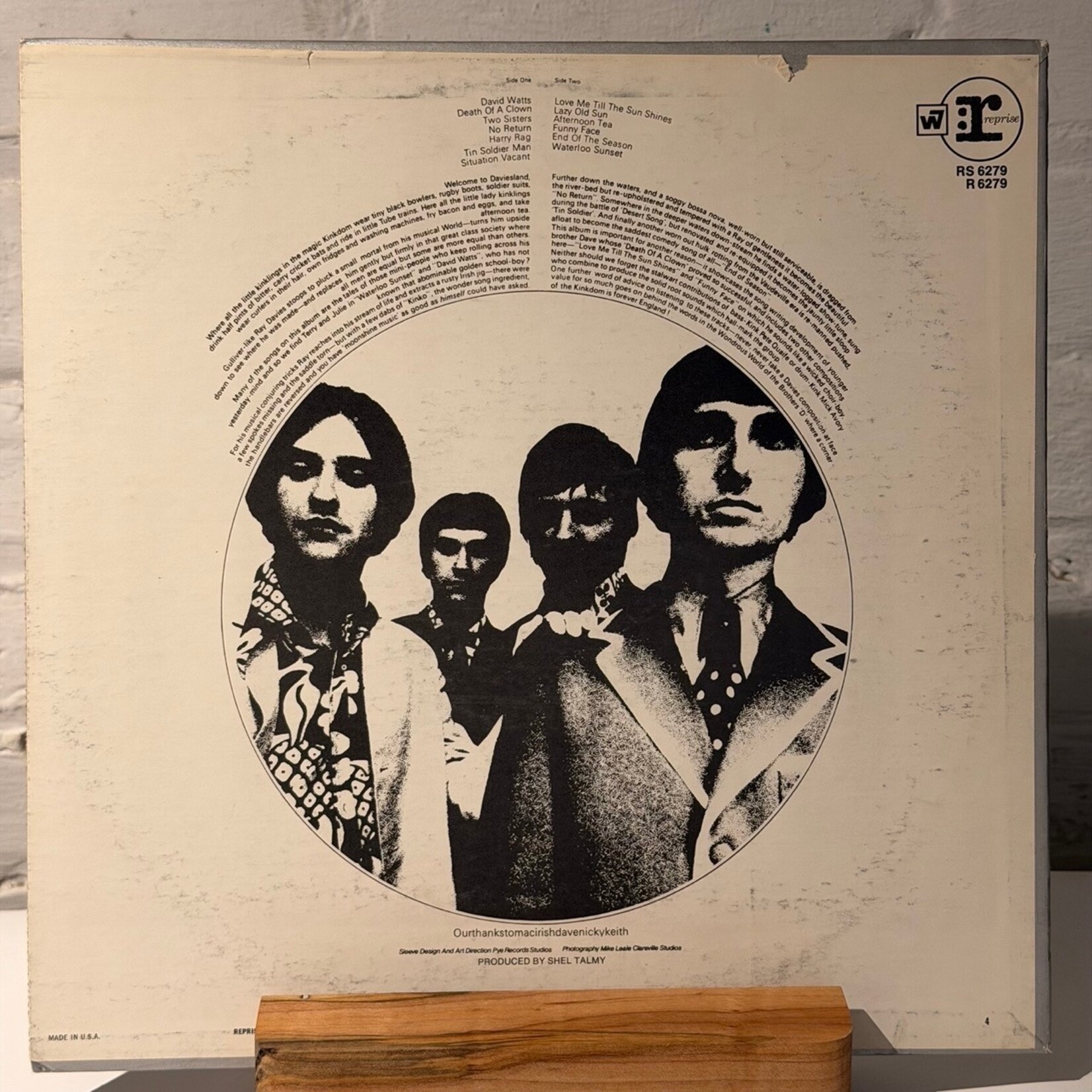 [Kollectible Vinyl] Kinks: Something Else By The Kinks (1971, USA, Solid Brown Reprise, VG+) [REPRISE]
