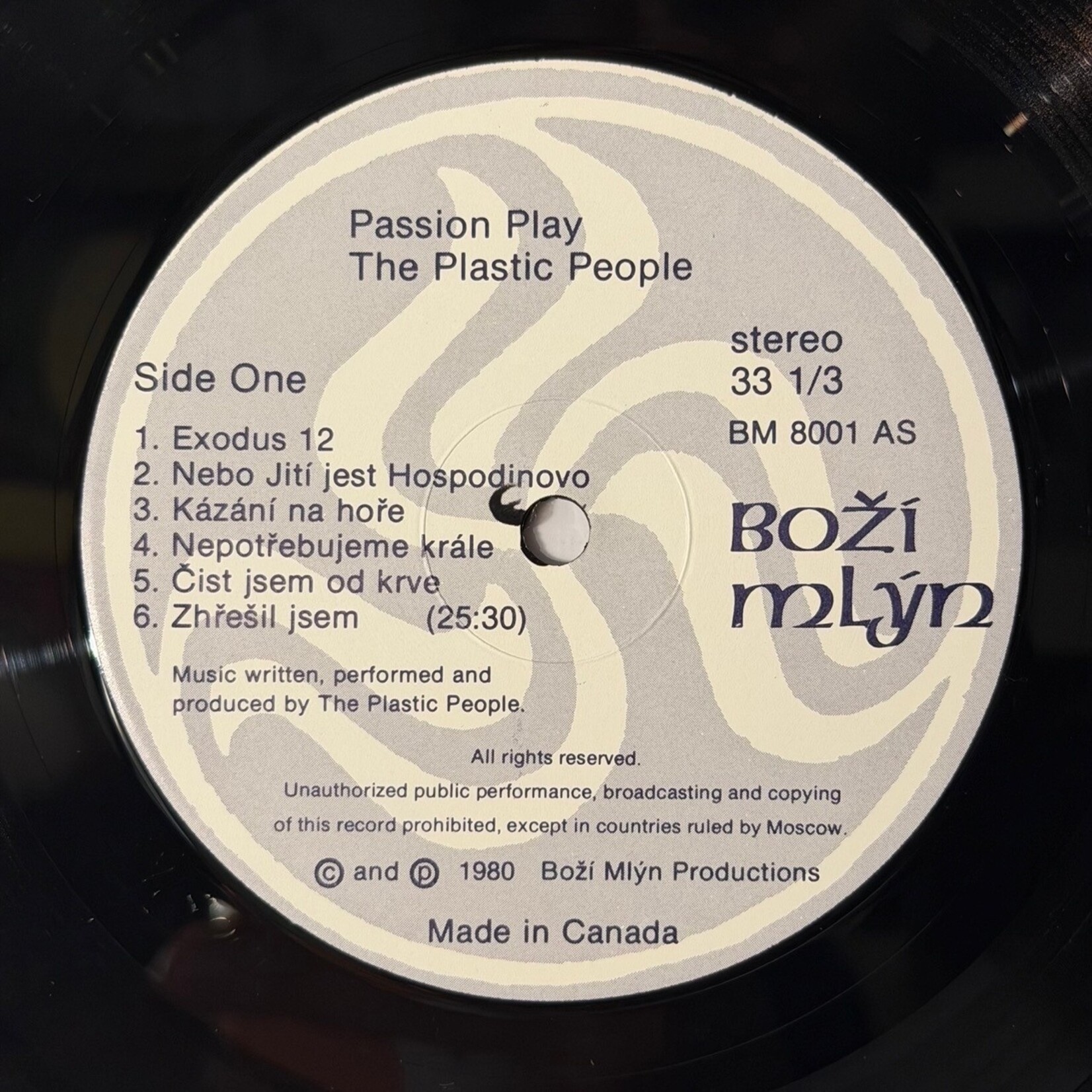 [Kollectible Vinyl] The Plastic People: Passion Play (1980, Canada, NM) [BOZI MYLN]
