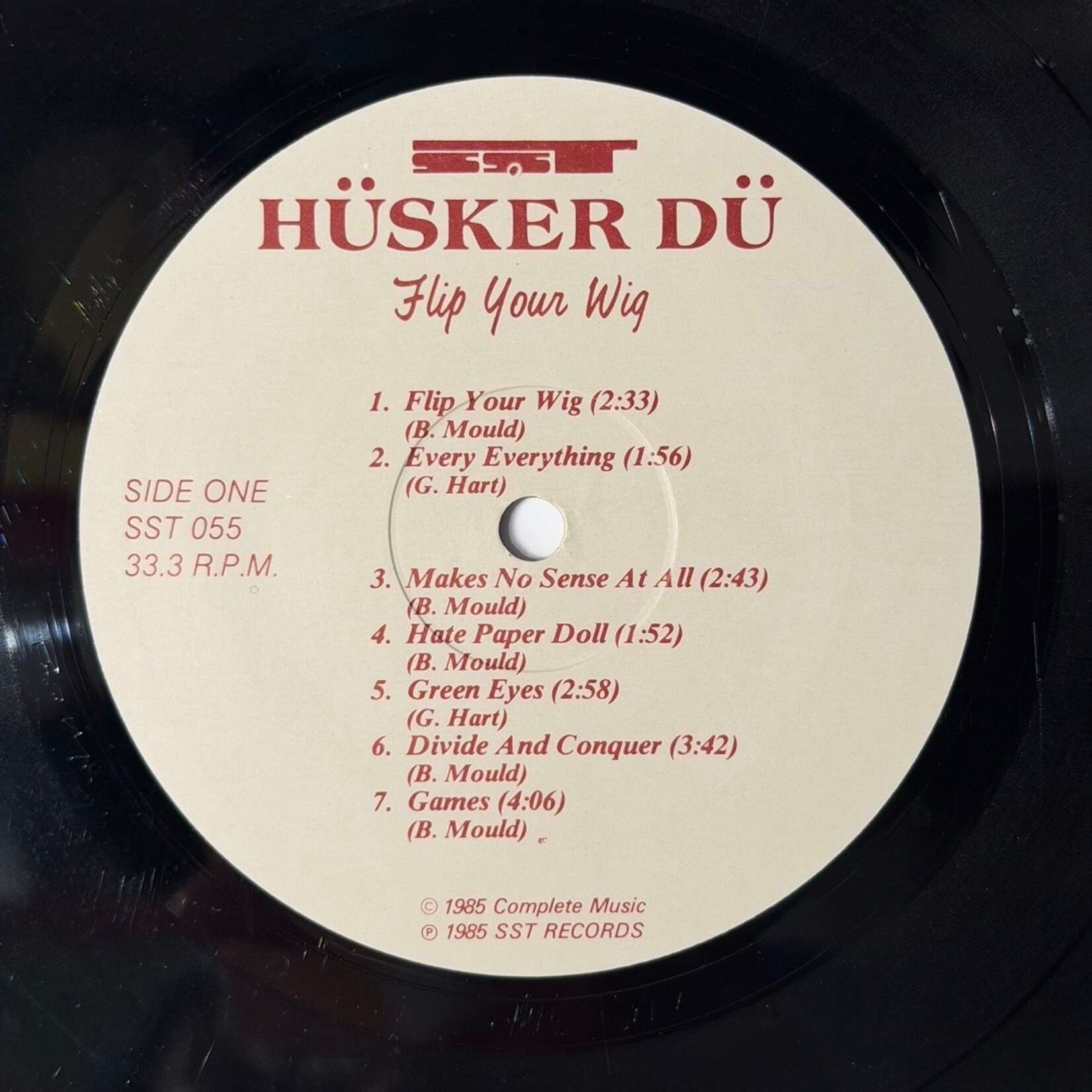 [Kollectible Vinyl] Husker Du: Flip Your Wig (1985, UK, VG+) [SST]