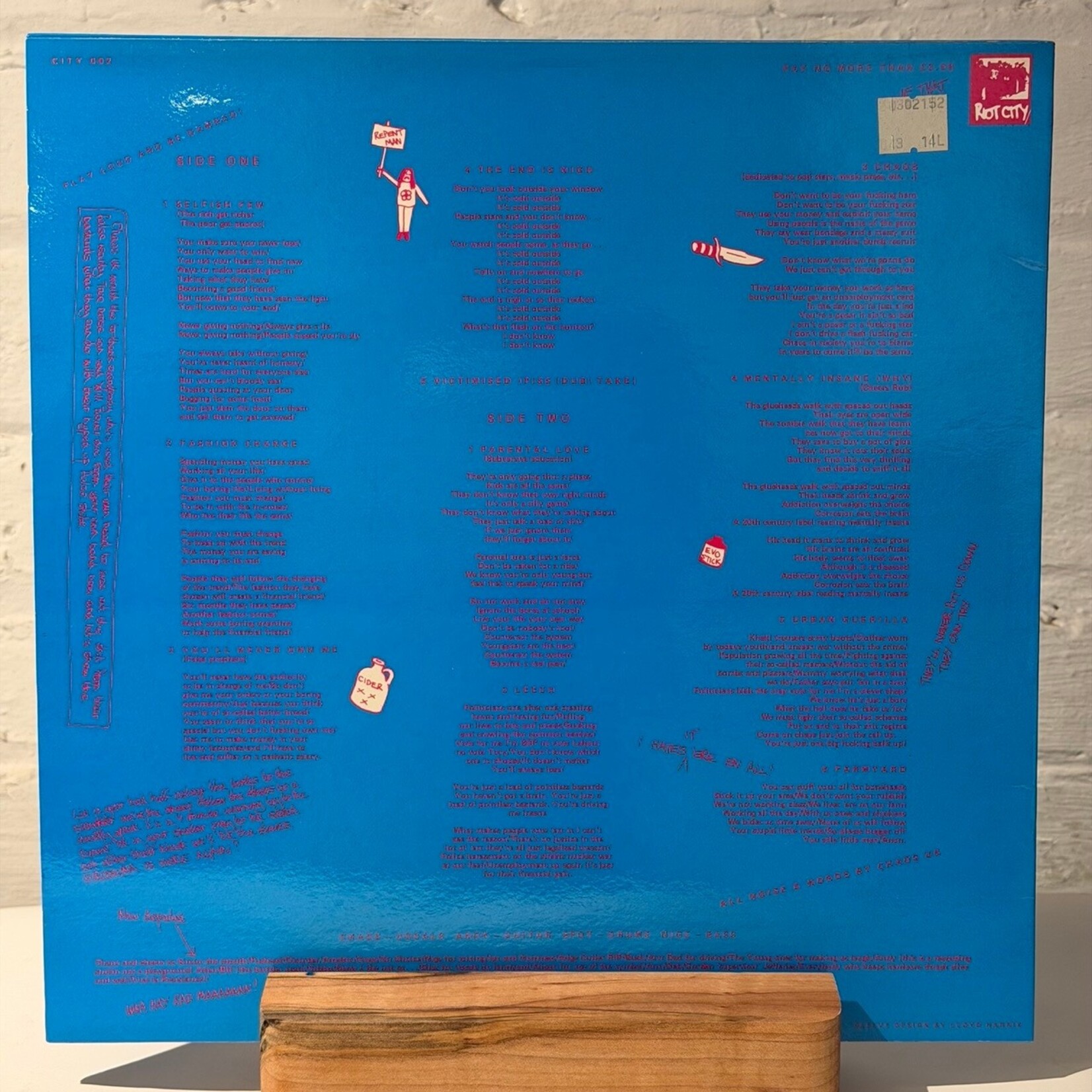[Kollectible Vinyl] Chaos U.K: Chaos U.K LP (1st Press, 1983, UK, Ex) [RIOT CITY]