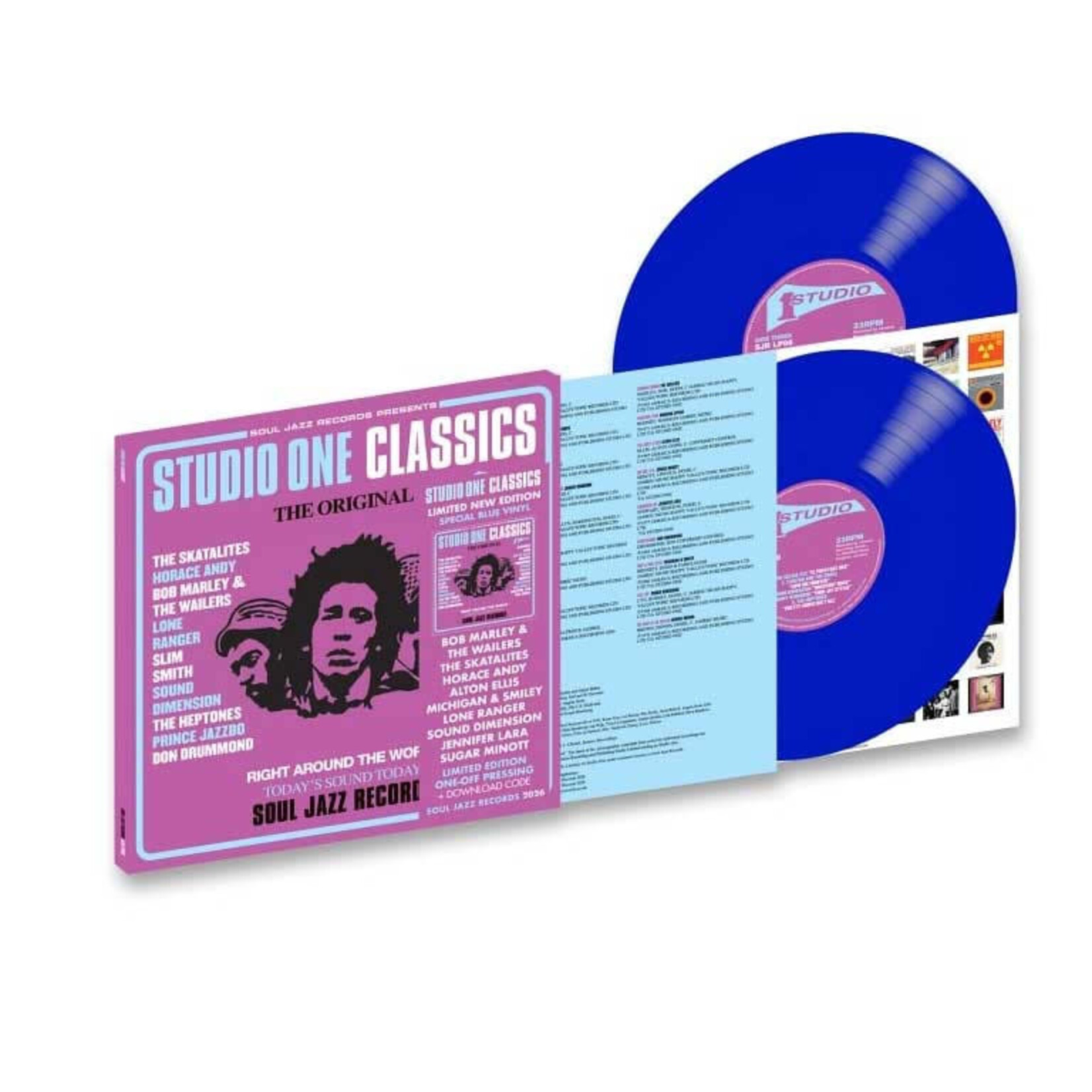 [New Vinyl] Soul Jazz Records Presents: Studio One Classics (2LP, Blue Vinyl) [SOUL JAZZ RECORDS]