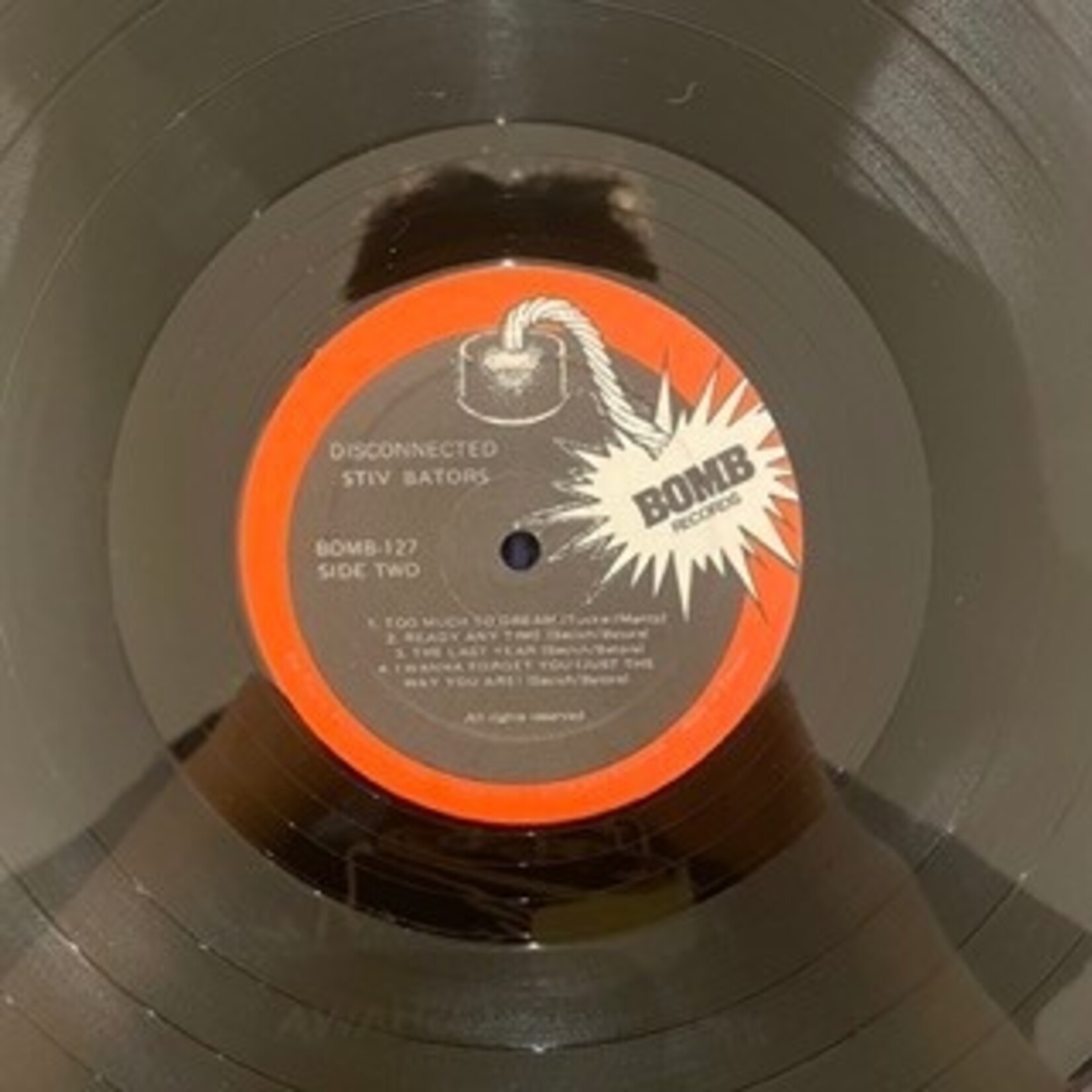 [Kollectible Vinyl] Stiv Bators: Disconnected (1980, USA, Punk, VG+) [BOMB]