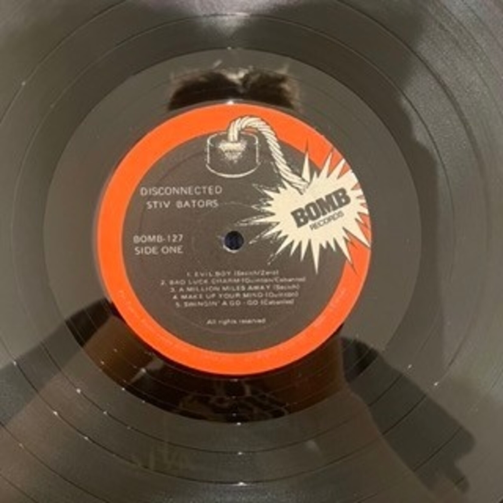 [Kollectible Vinyl] Stiv Bators: Disconnected (1980, USA, Punk, VG+) [BOMB]