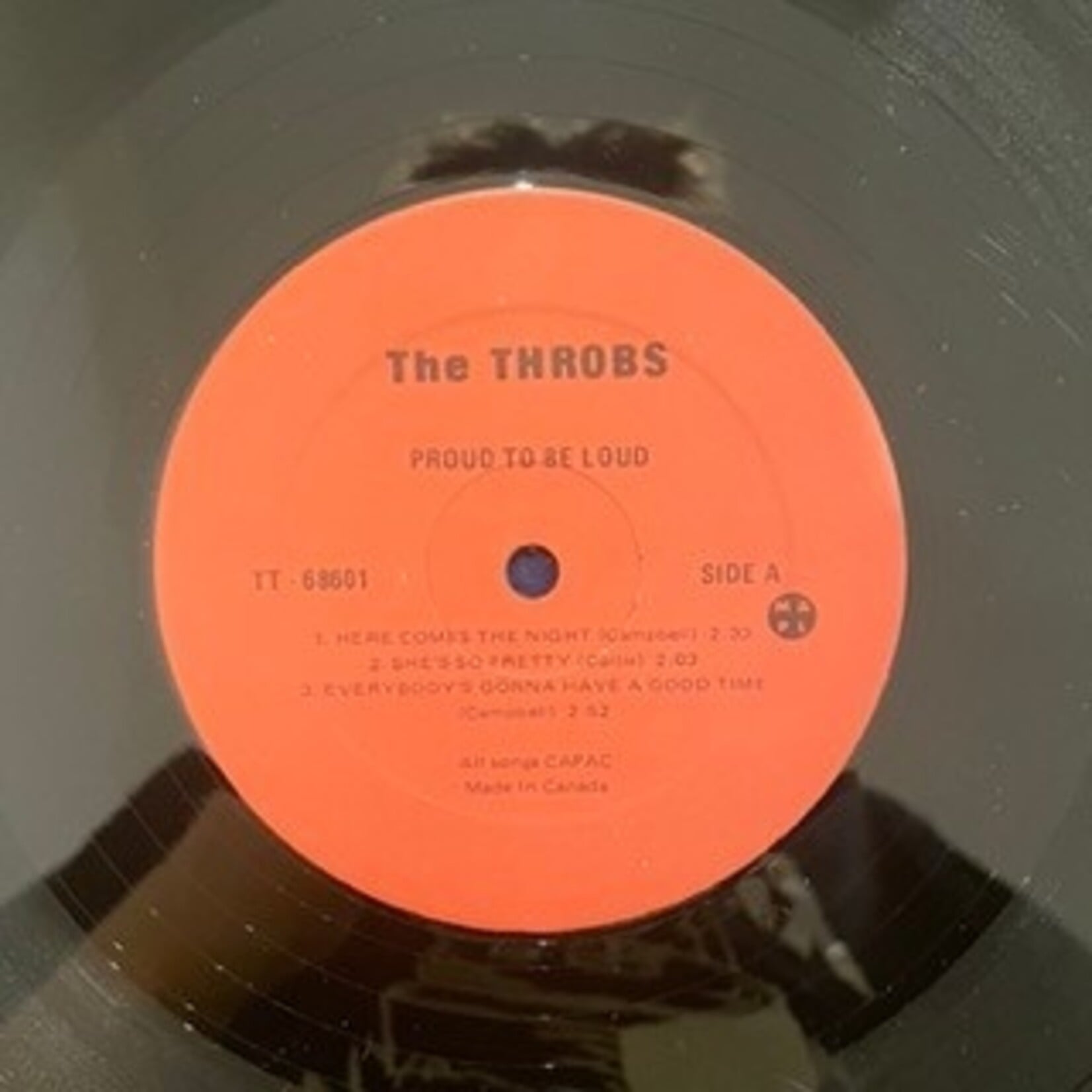 [Kollectible Vinyl] The Throbs: Proud To Be Loud (1986, Canada, 12" EP, VG+) [NO LABEL]
