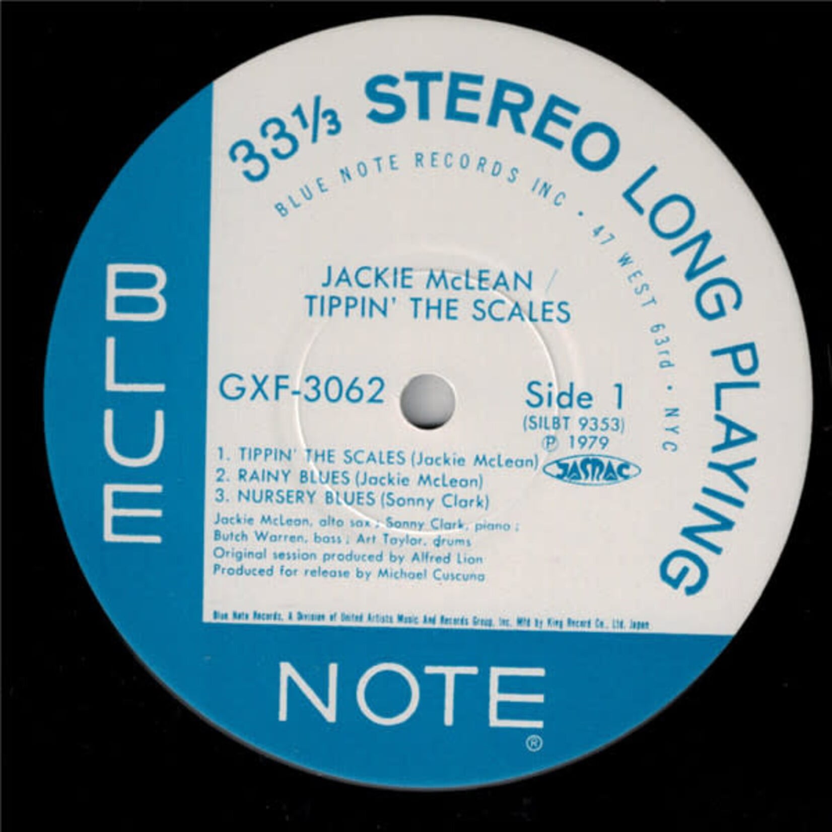 [Japanese Vintage] Jackie McLean, Sonny Clark, Butch Warren, Art Taylor: Tippin' The Scales (Blue Note)  (W/ OBI & INSERT) [JAPANESE VINTAGE]