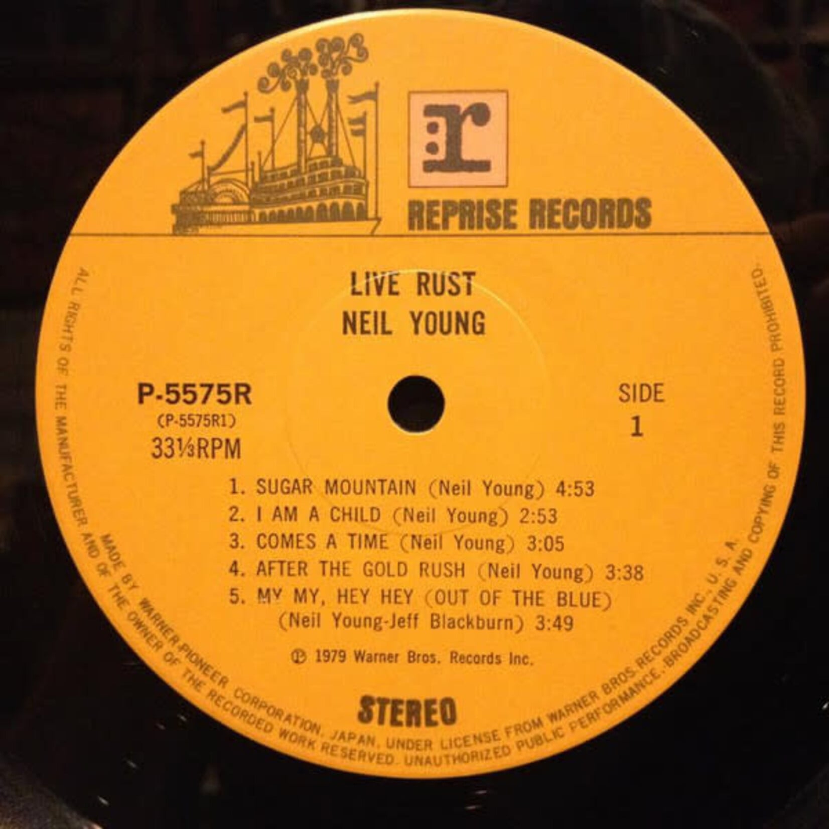 [Japanese Vintage] Young, Neil: Live Rust (w/OBI & Insert) [JAPANESE VINTAGE]
